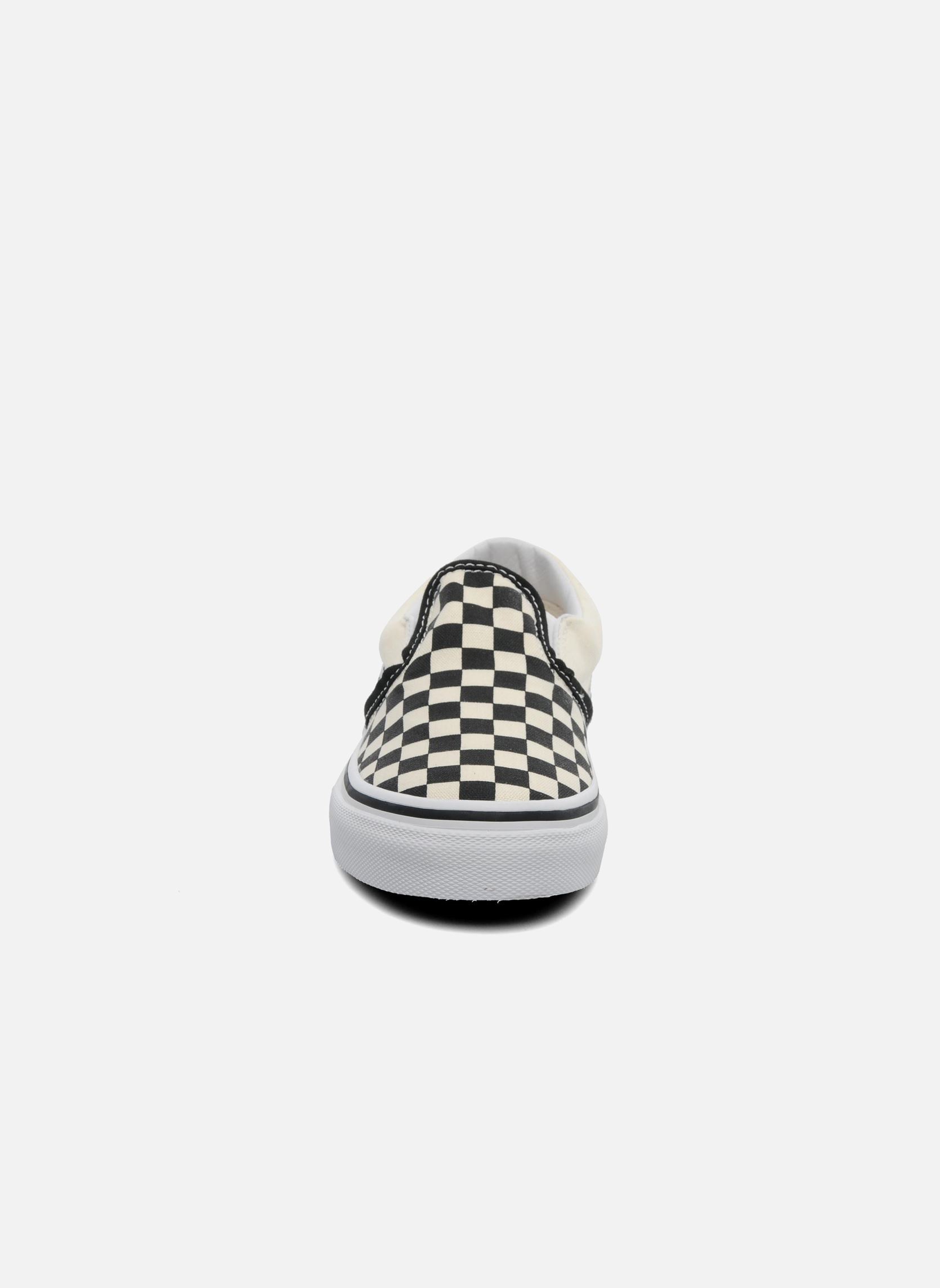 Baskets Classic Slip-On E blanc Vans Baskets Classic Slip-On E blanc BLACK AND WHITE CHECKERWHITE