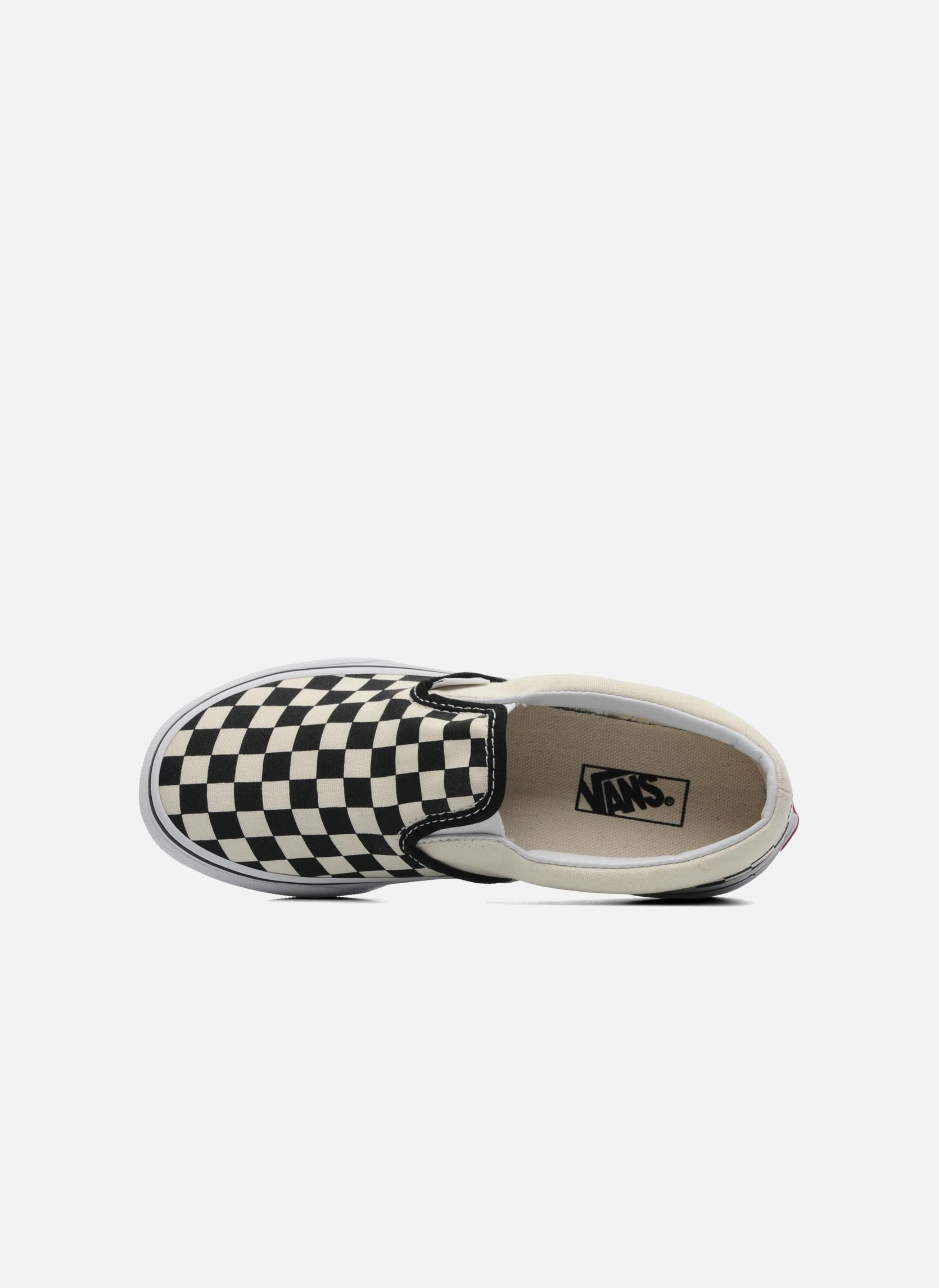 Baskets Classic Slip-On E blanc Vans Baskets Classic Slip-On E blanc BLACK AND WHITE CHECKERWHITE