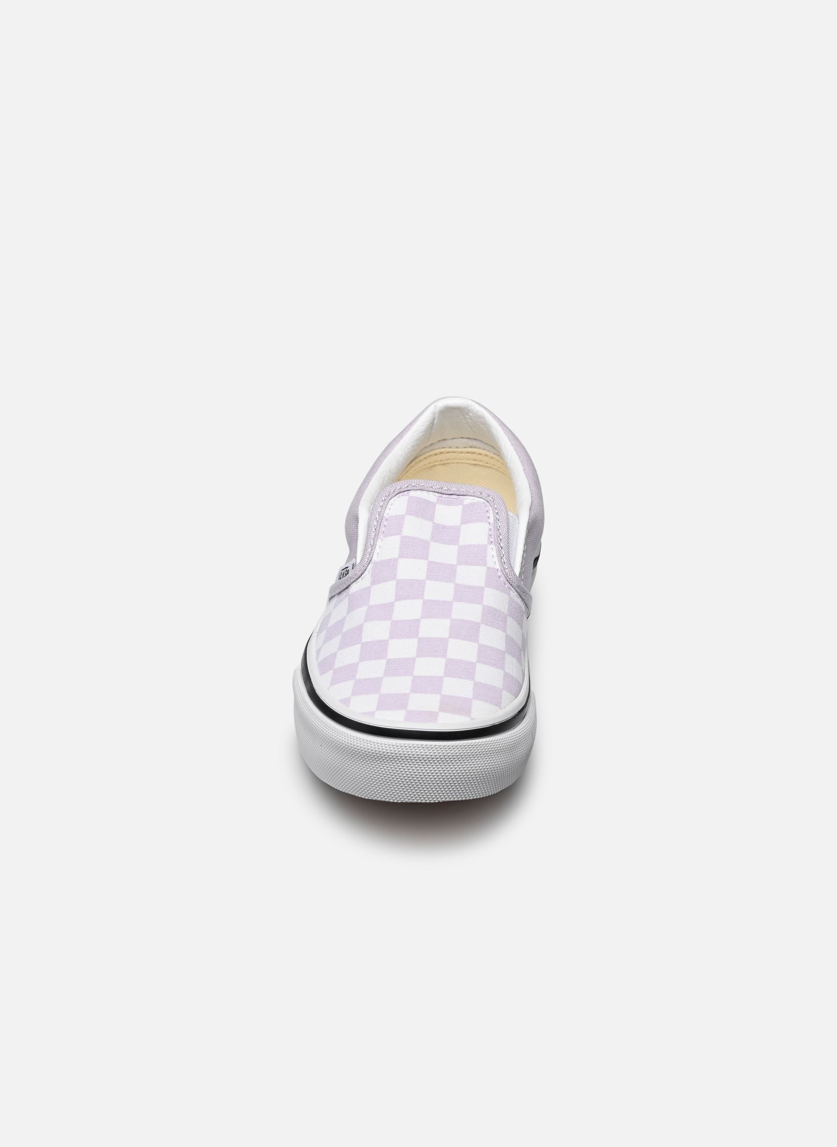 Baskets Classic Slip-On E fille violet Vans Baskets Classic Slip-On E fille violet COLOR THEORY CHECKERBOARD LILA