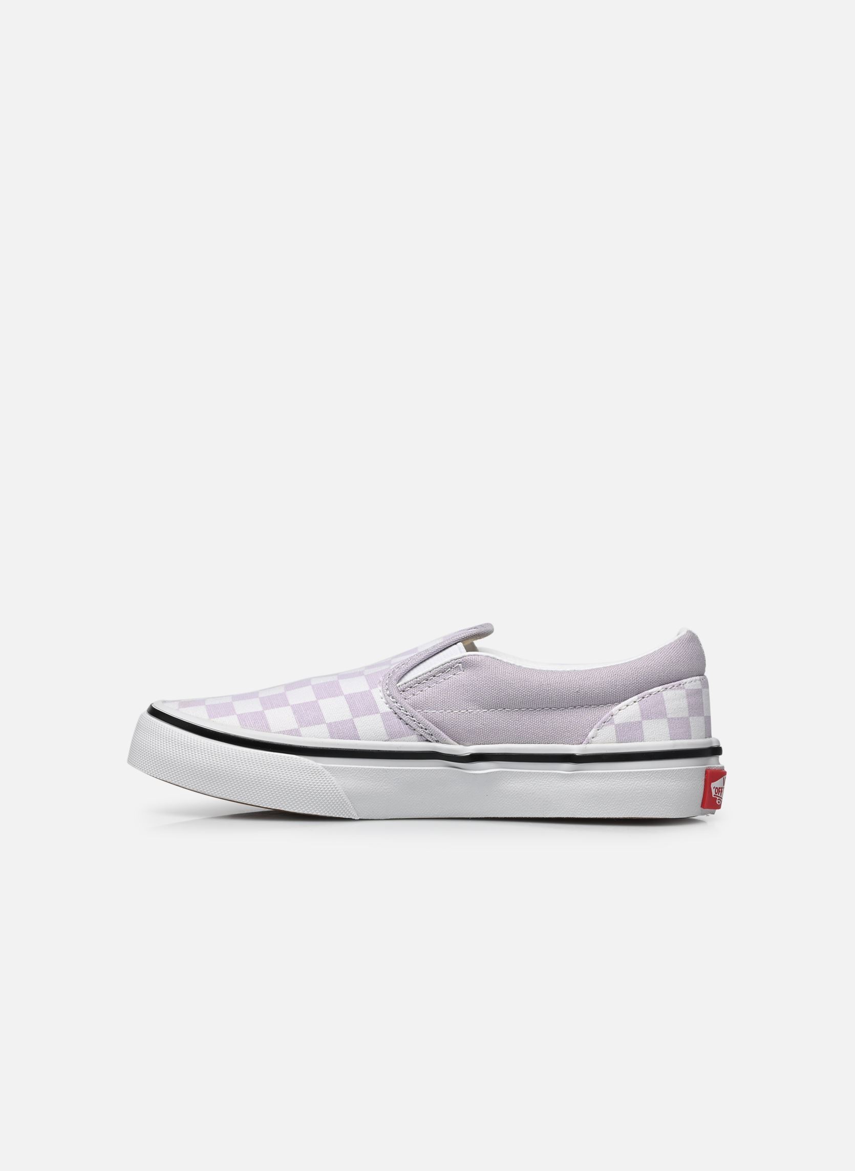 Baskets Classic Slip-On E fille violet Vans Baskets Classic Slip-On E fille violet COLOR THEORY CHECKERBOARD LILA