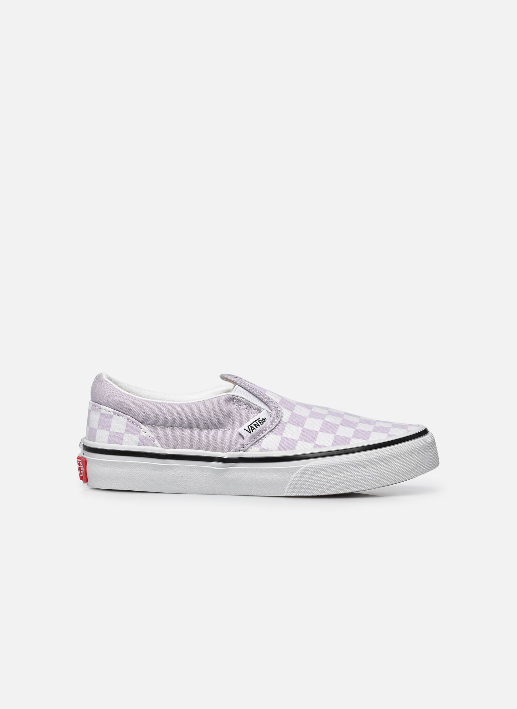 Baskets Classic Slip-On E fille violet Vans Baskets Classic Slip-On E fille violet COLOR THEORY CHECKERBOARD LILA