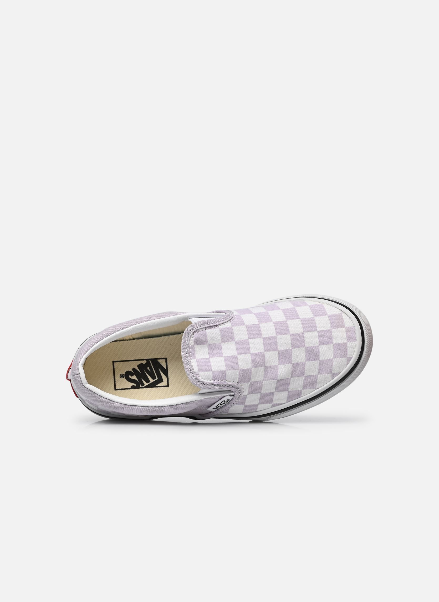 Baskets Classic Slip-On E fille violet Vans Baskets Classic Slip-On E fille violet COLOR THEORY CHECKERBOARD LILA