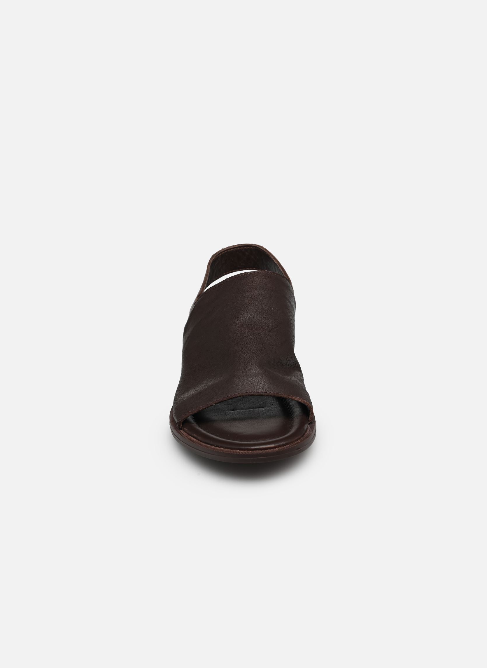 Sandales Jess femme marron Jonak Sandales Jess femme marron cuir marron foncé