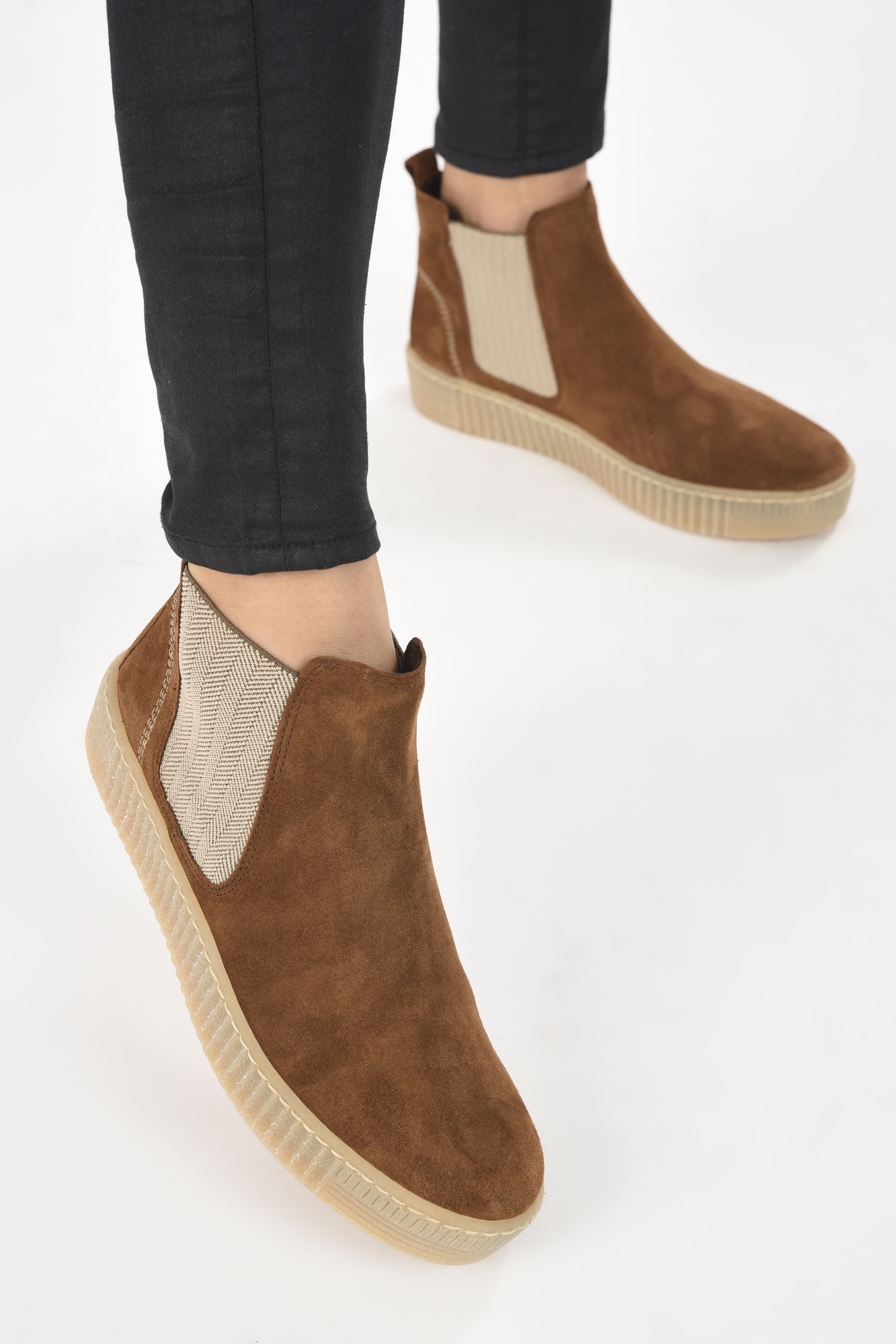 Niedrige Ankle Boots Maya damen braun Gabor Niedrige Ankle Boots Maya damen braun COGNAC