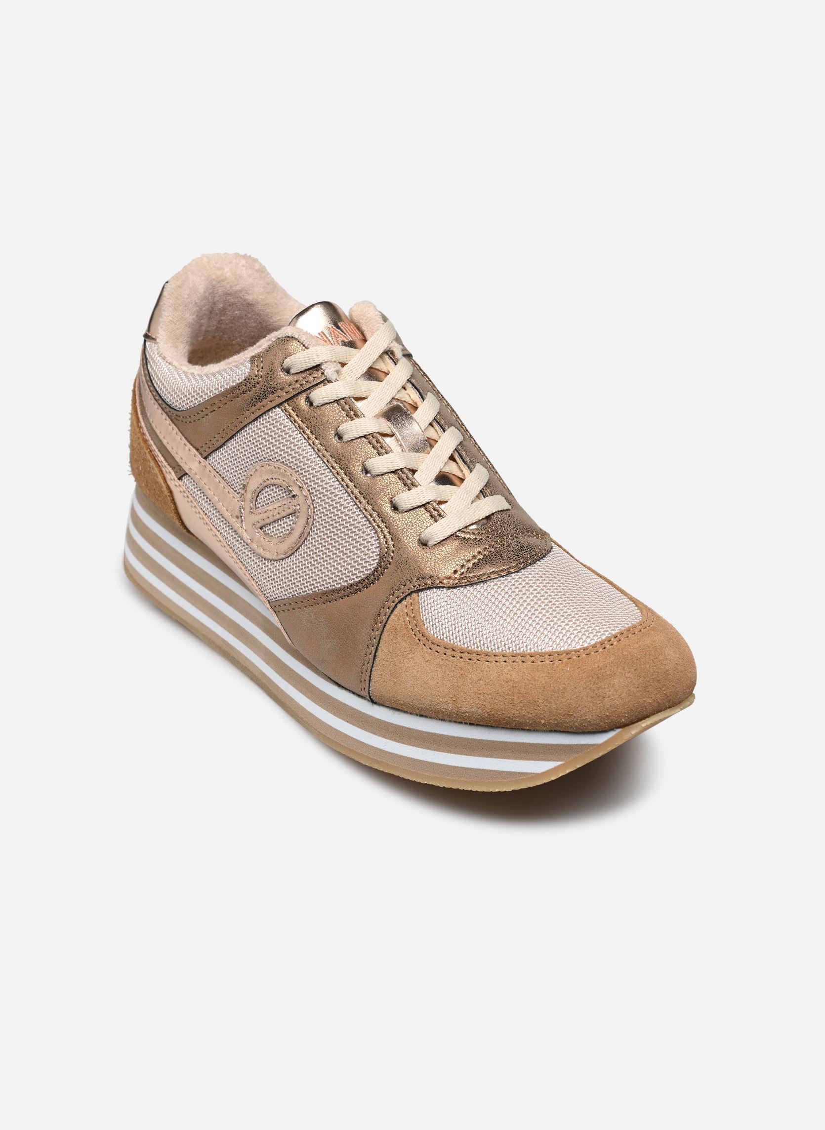 Niedrige Sneaker Parko Jogger damen beige No Name Niedrige Sneaker Parko Jogger damen beige BEIGENUTSCOPPER