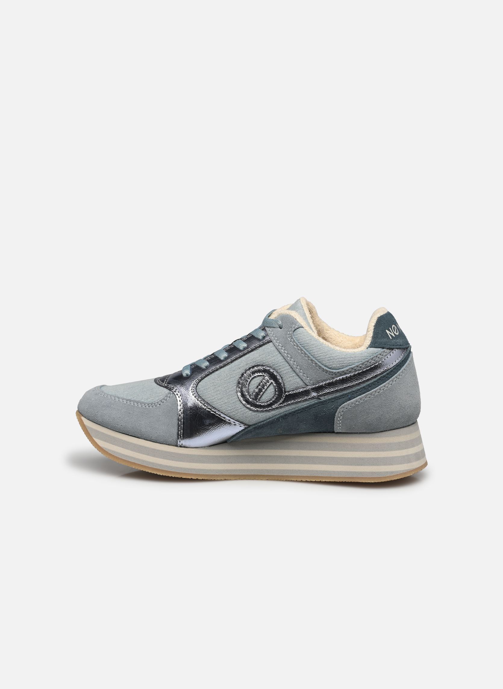 Lage sneakers Parko Jogger dames blauw No Name Lage sneakers Parko Jogger dames blauw SKY/DENIM/SILVER