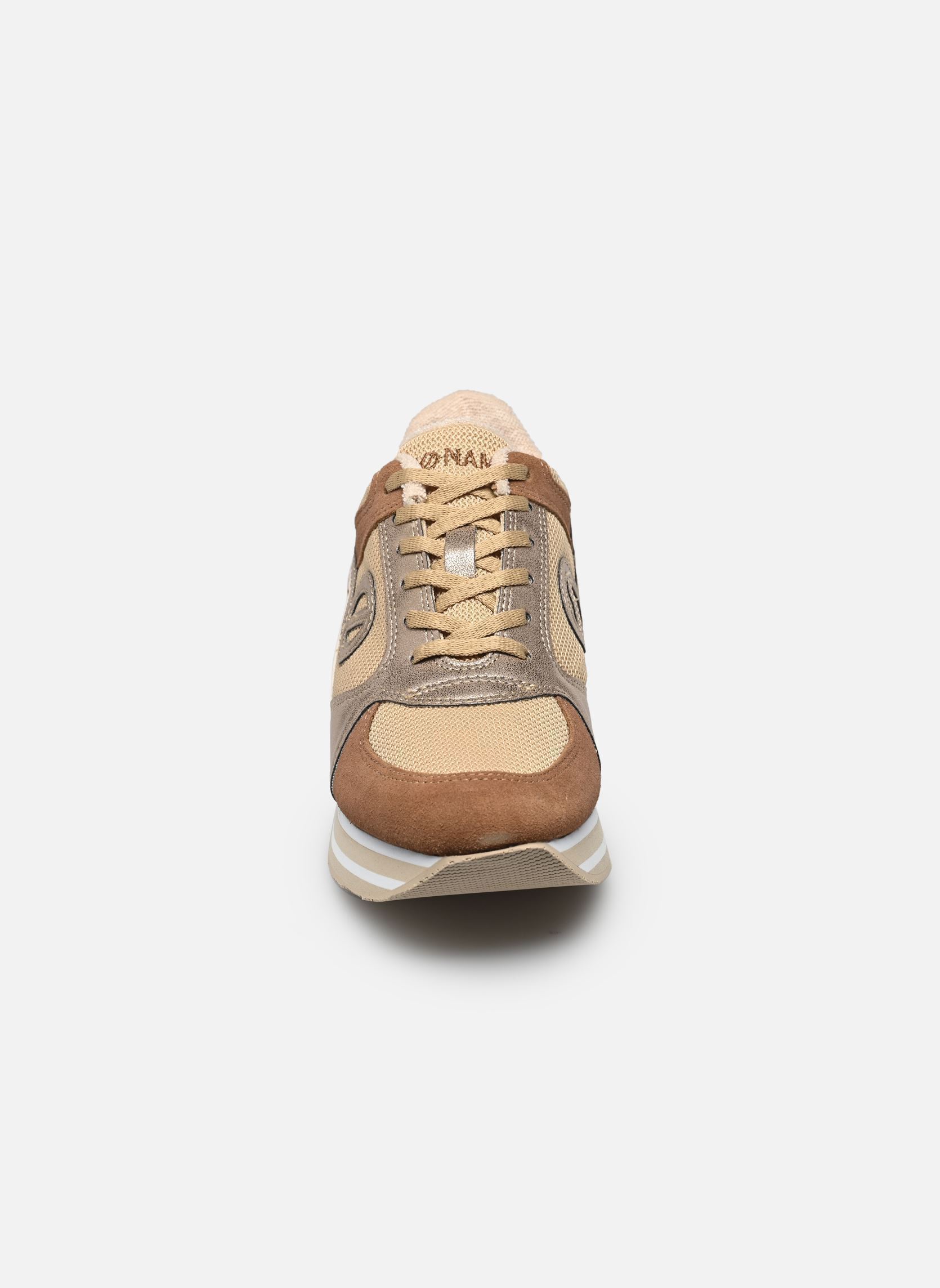 Baskets basses Parko Jogger femme marron No Name Baskets basses Parko Jogger femme marron CREAM/NUTS/BRASS