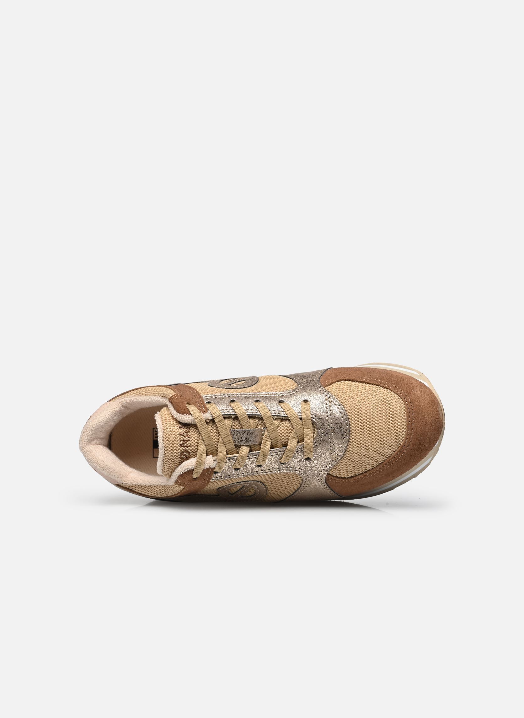 Baskets basses Parko Jogger femme marron No Name Baskets basses Parko Jogger femme marron CREAM/NUTS/BRASS