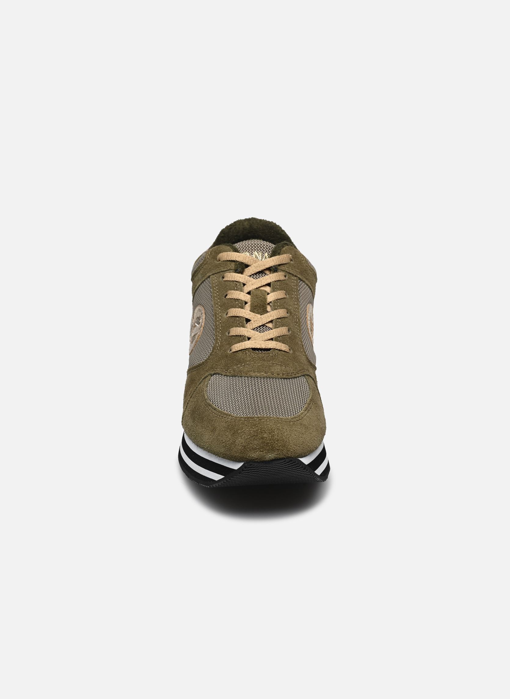 Niedrige Sneaker Parko Jogger damen grün No Name Niedrige Sneaker Parko Jogger damen grün ARMY/WOODBINE/LIGHT GOLD