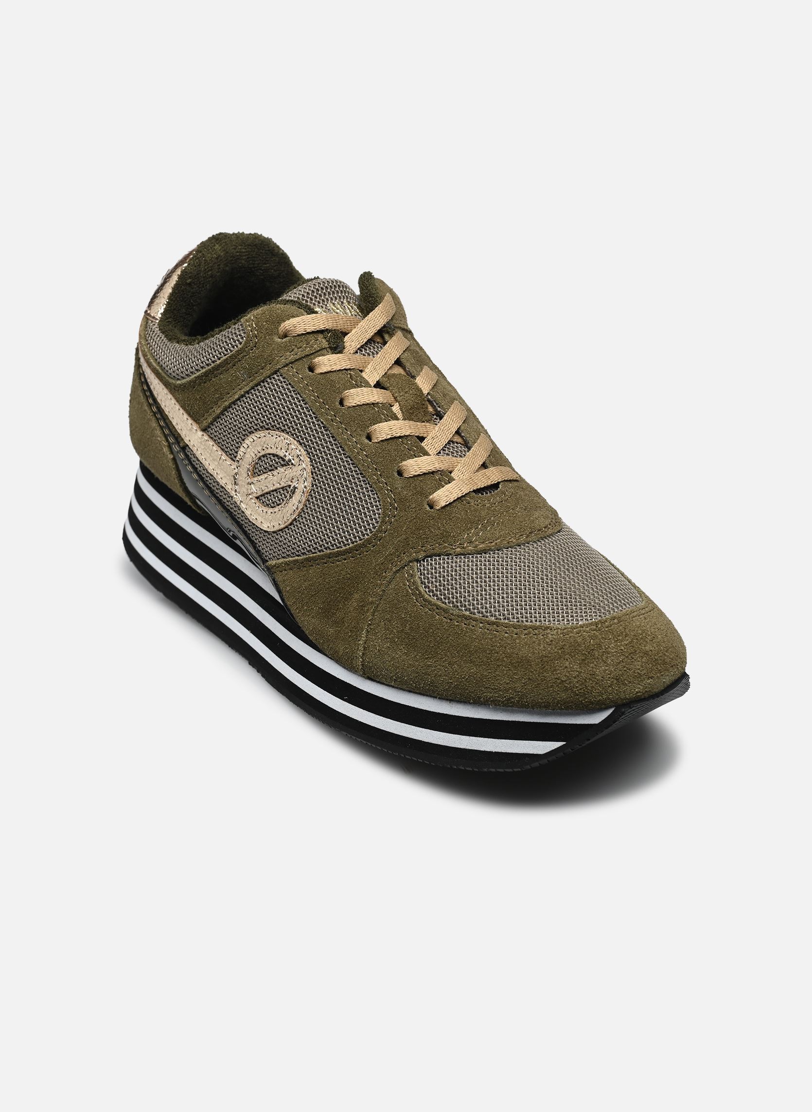 Niedrige Sneaker Parko Jogger damen grün No Name Niedrige Sneaker Parko Jogger damen grün ARMY/WOODBINE/LIGHT GOLD