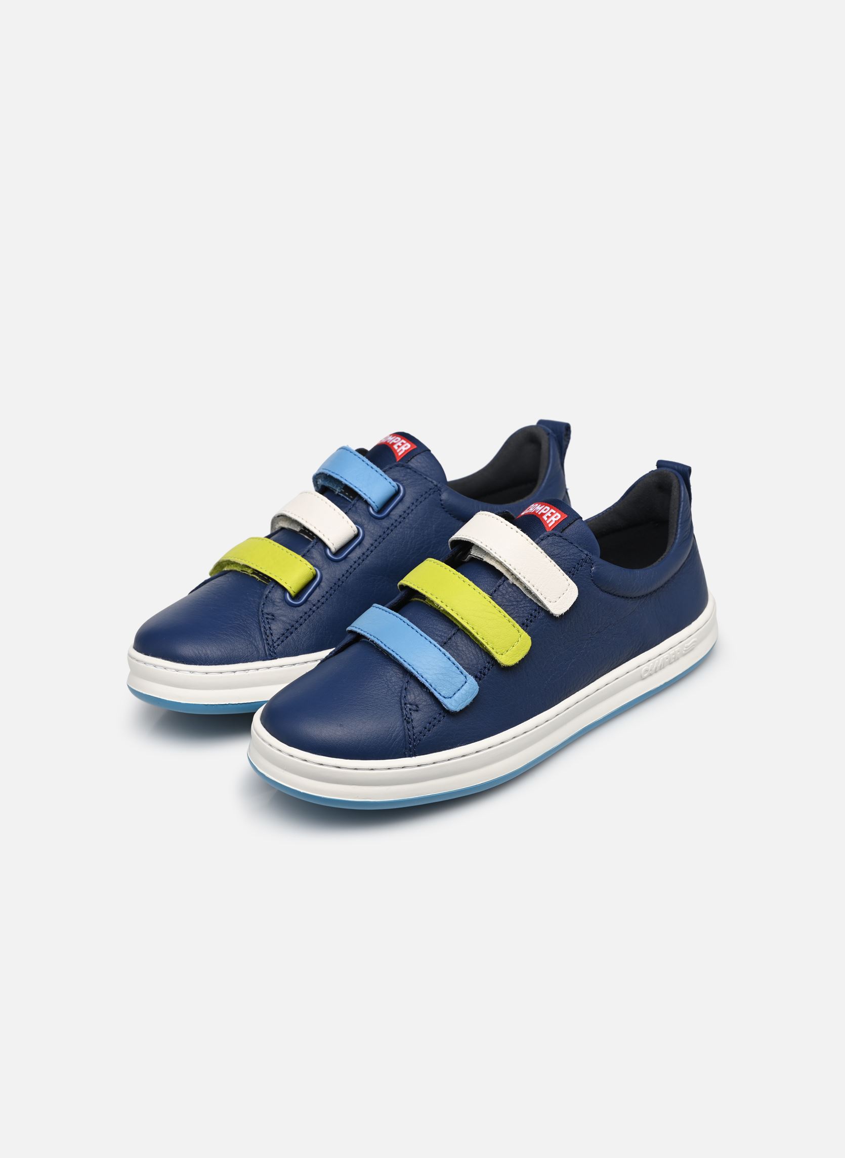 Baskets basses TWS Kids garçon bleu Camper Baskets basses TWS Kids garçon bleu Sella Lirio,Cefiro/Runner Blan