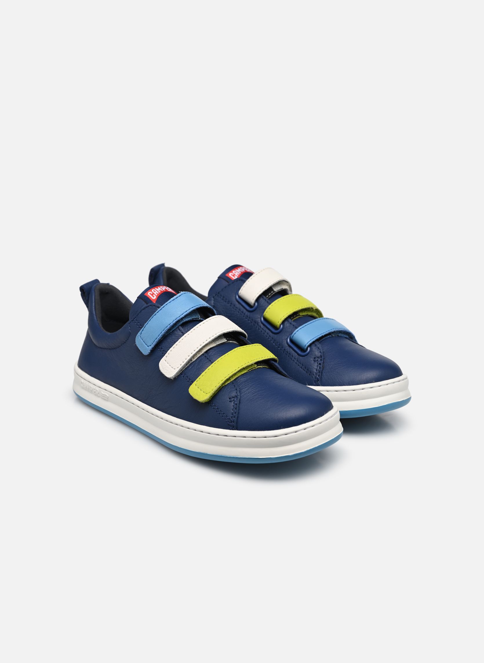 Baskets basses TWS Kids garçon bleu Camper Baskets basses TWS Kids garçon bleu Sella Lirio,Cefiro/Runner Blan
