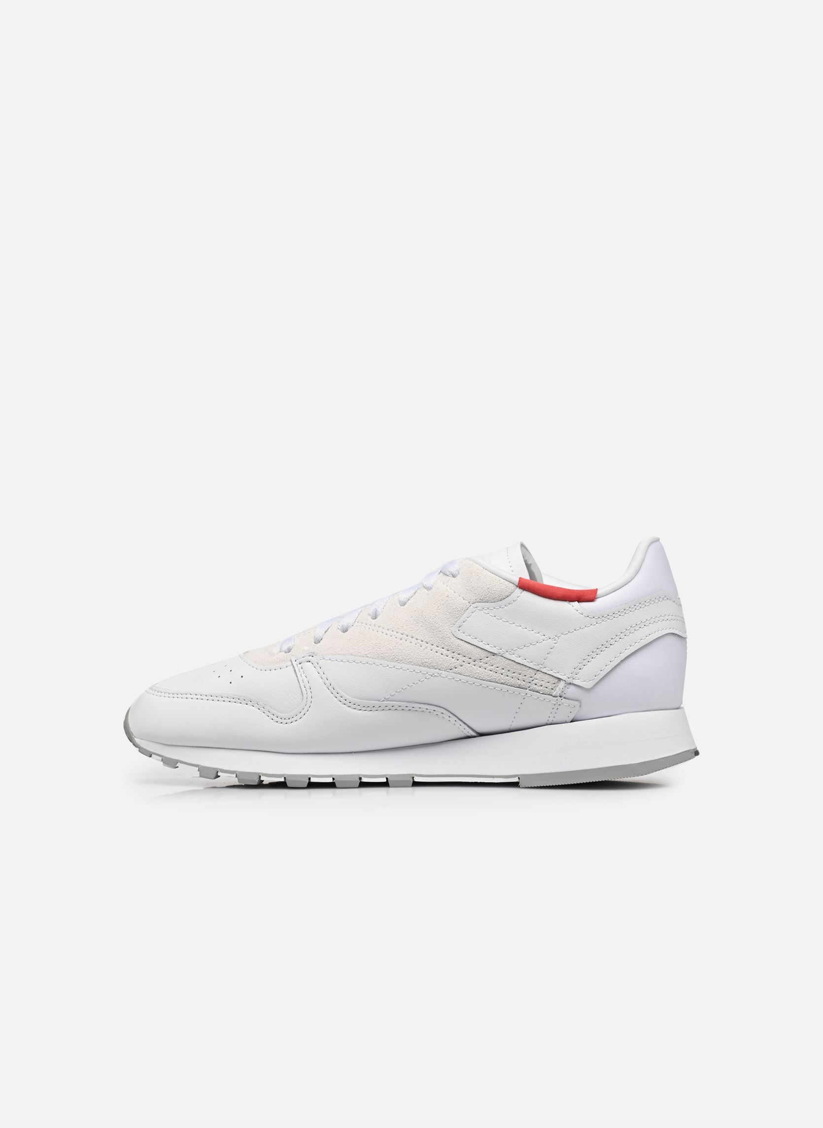 Baskets basses Classic Leather M homme blanc Reebok Baskets basses Classic Leather M homme blanc Ftwwht/Pugry4/Rhodon