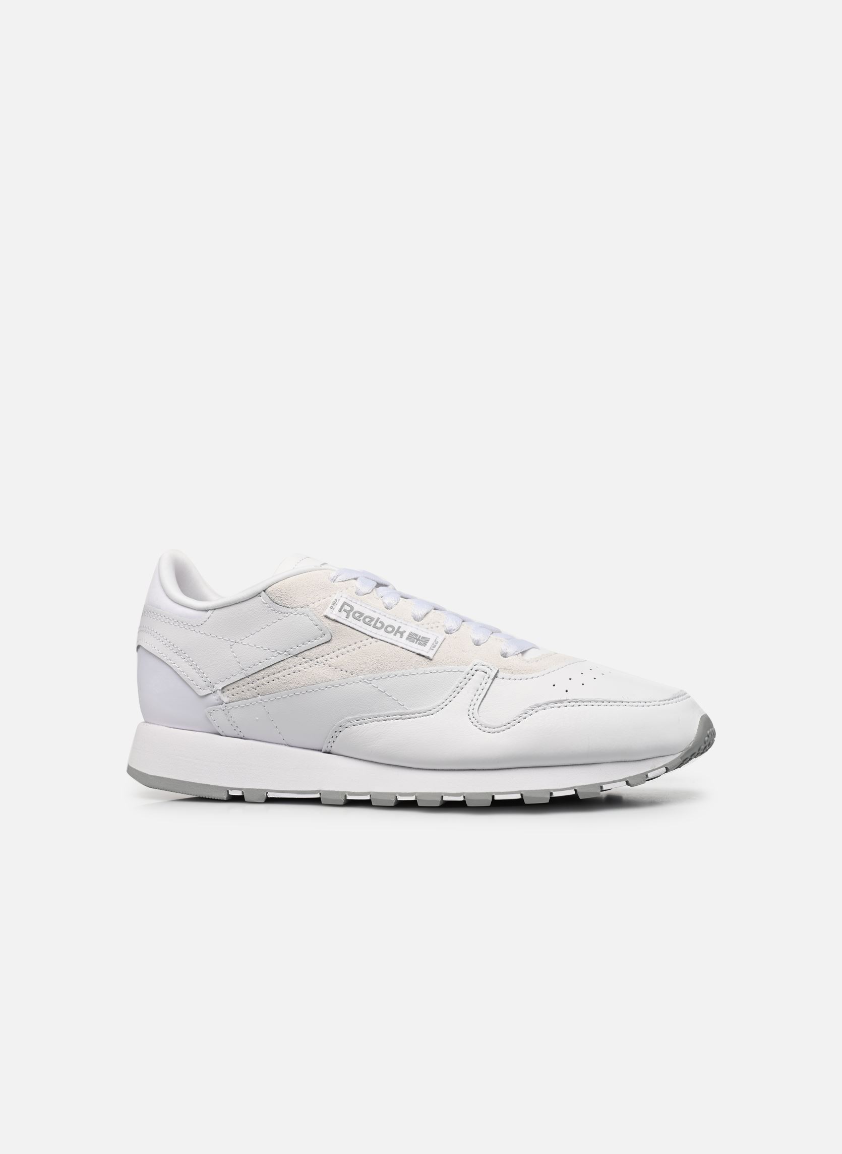 Baskets basses Classic Leather M homme blanc Reebok Baskets basses Classic Leather M homme blanc Ftwwht/Pugry4/Rhodon
