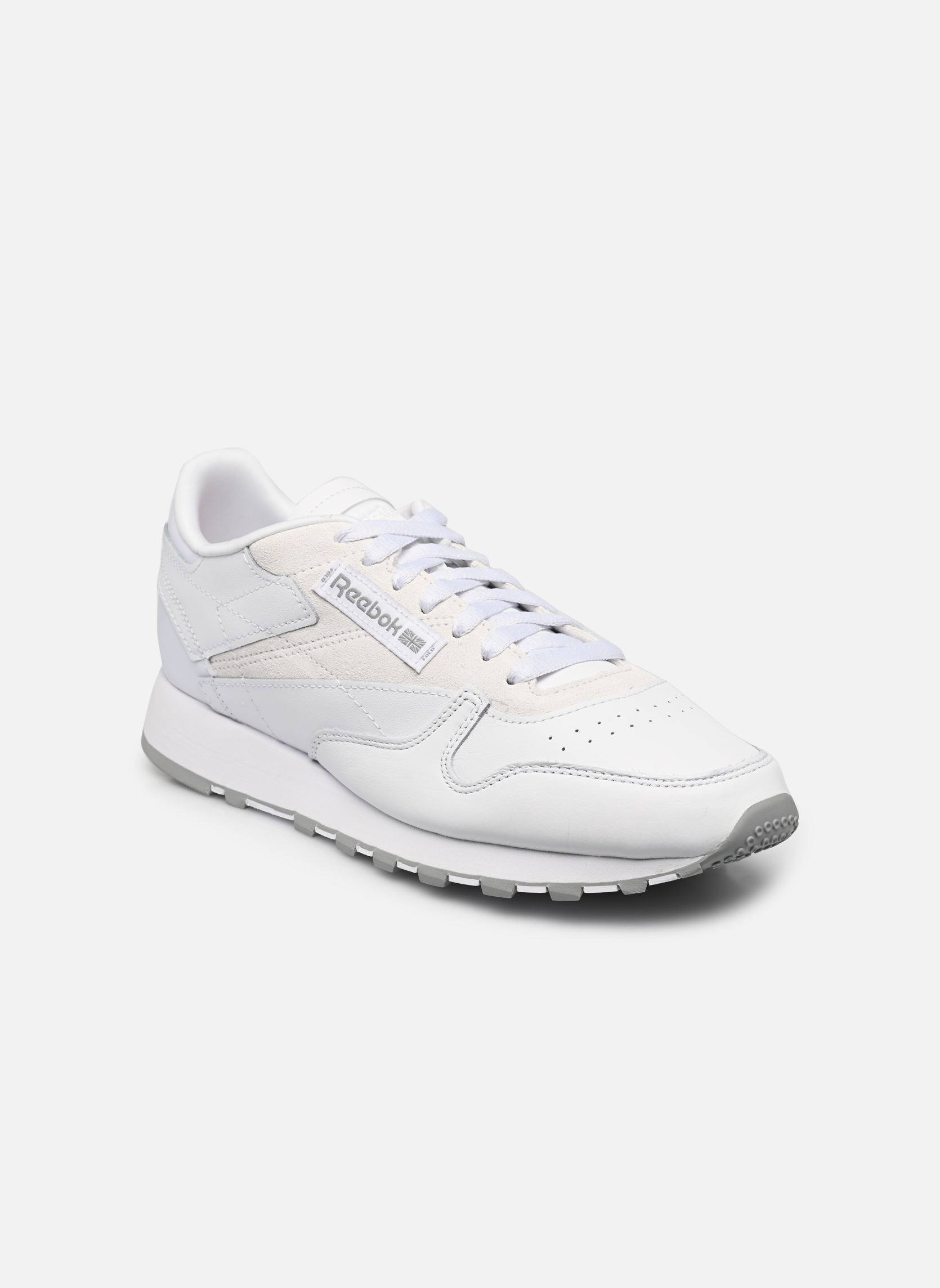 Baskets basses Classic Leather M homme blanc Reebok Baskets basses Classic Leather M homme blanc Ftwwht/Pugry4/Rhodon