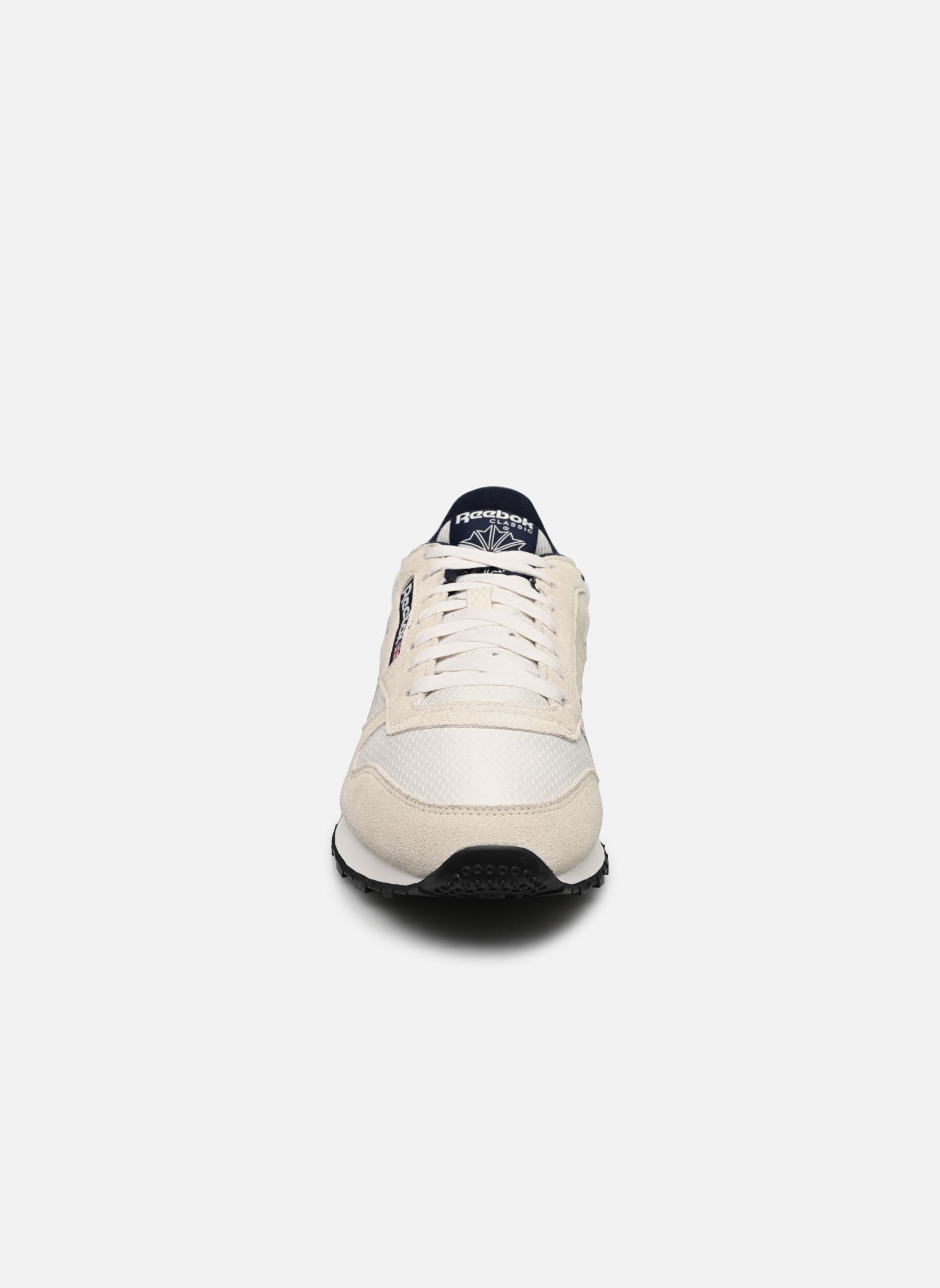 Niedrige Sneaker Classic Leather M herren weiß Reebok Niedrige Sneaker Classic Leather M herren weiß Chalk/Vector Navy/Core Black