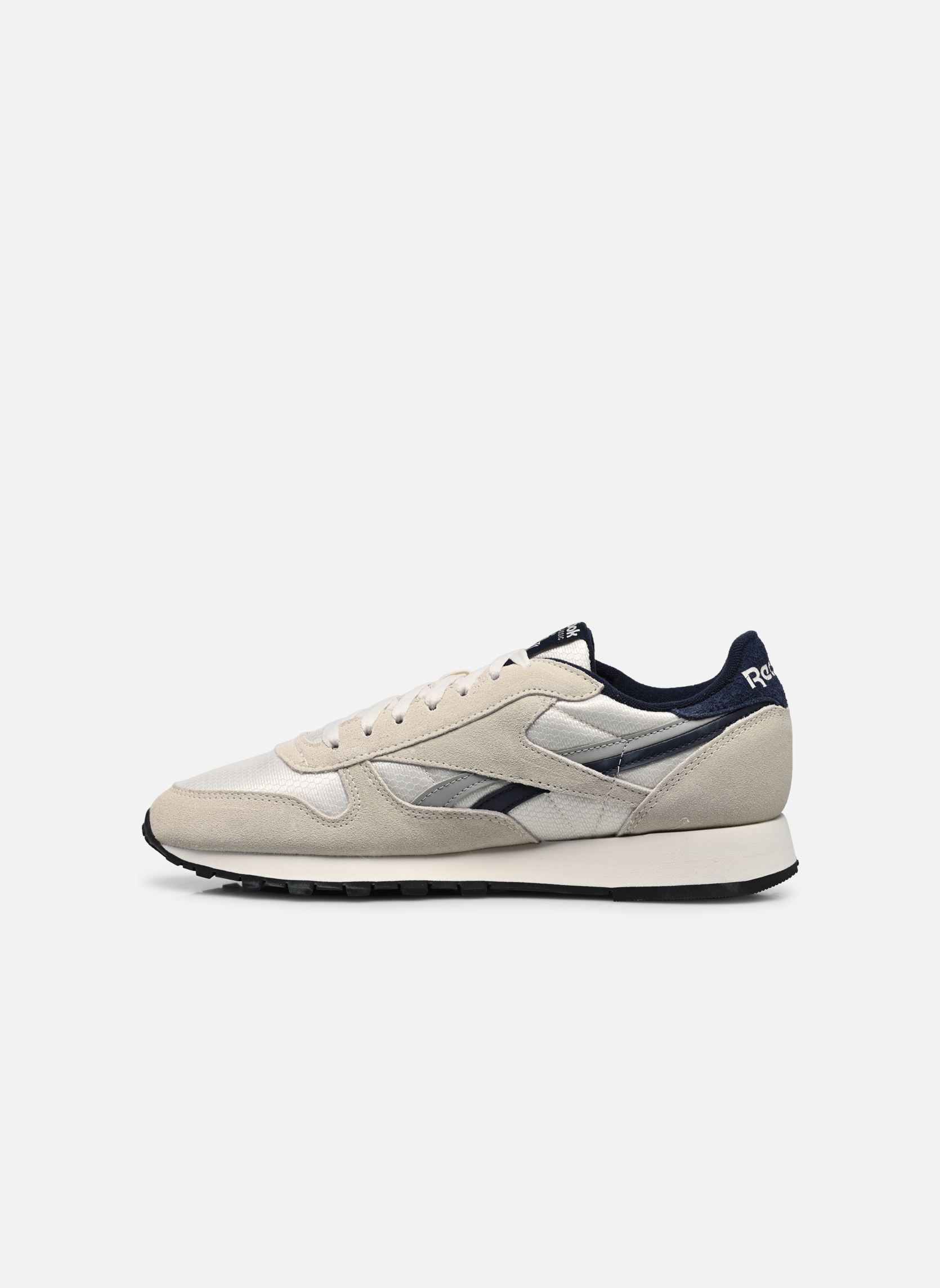 Niedrige Sneaker Classic Leather M herren weiß Reebok Niedrige Sneaker Classic Leather M herren weiß Chalk/Vector Navy/Core Black