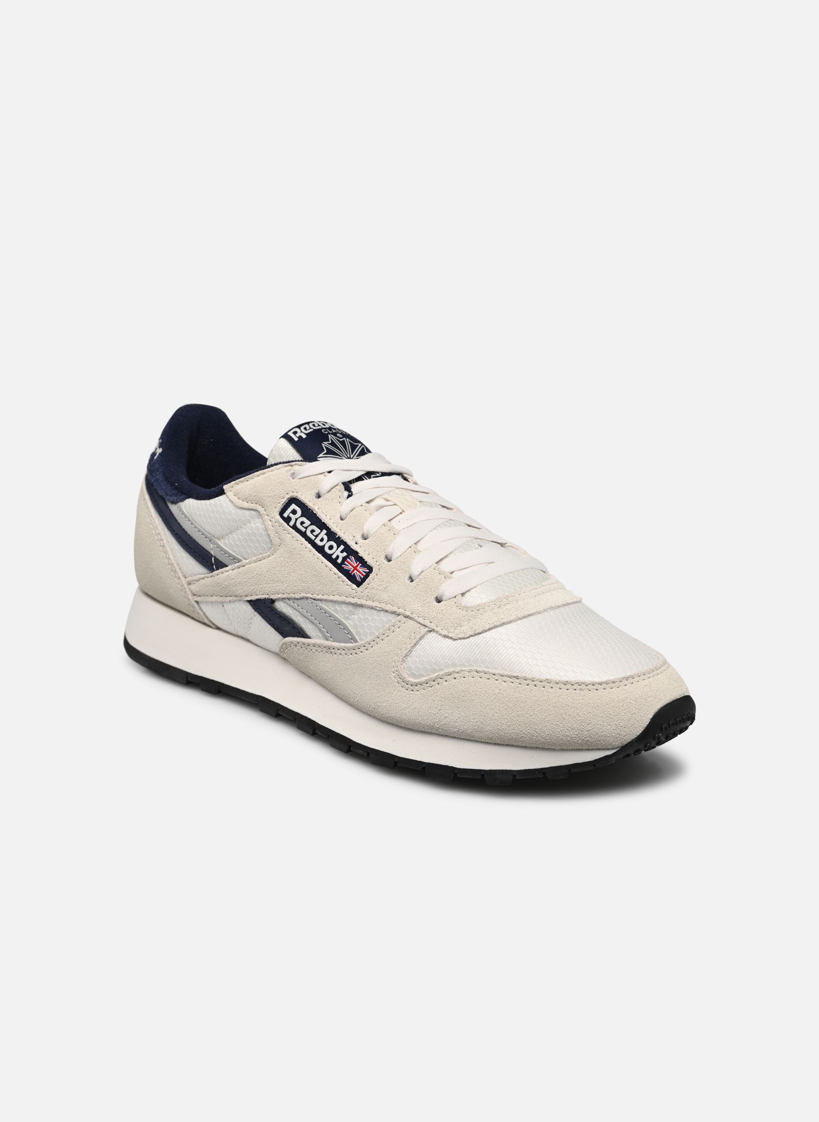 Niedrige Sneaker Classic Leather M herren weiß Reebok Niedrige Sneaker Classic Leather M herren weiß Chalk/Vector Navy/Core Black