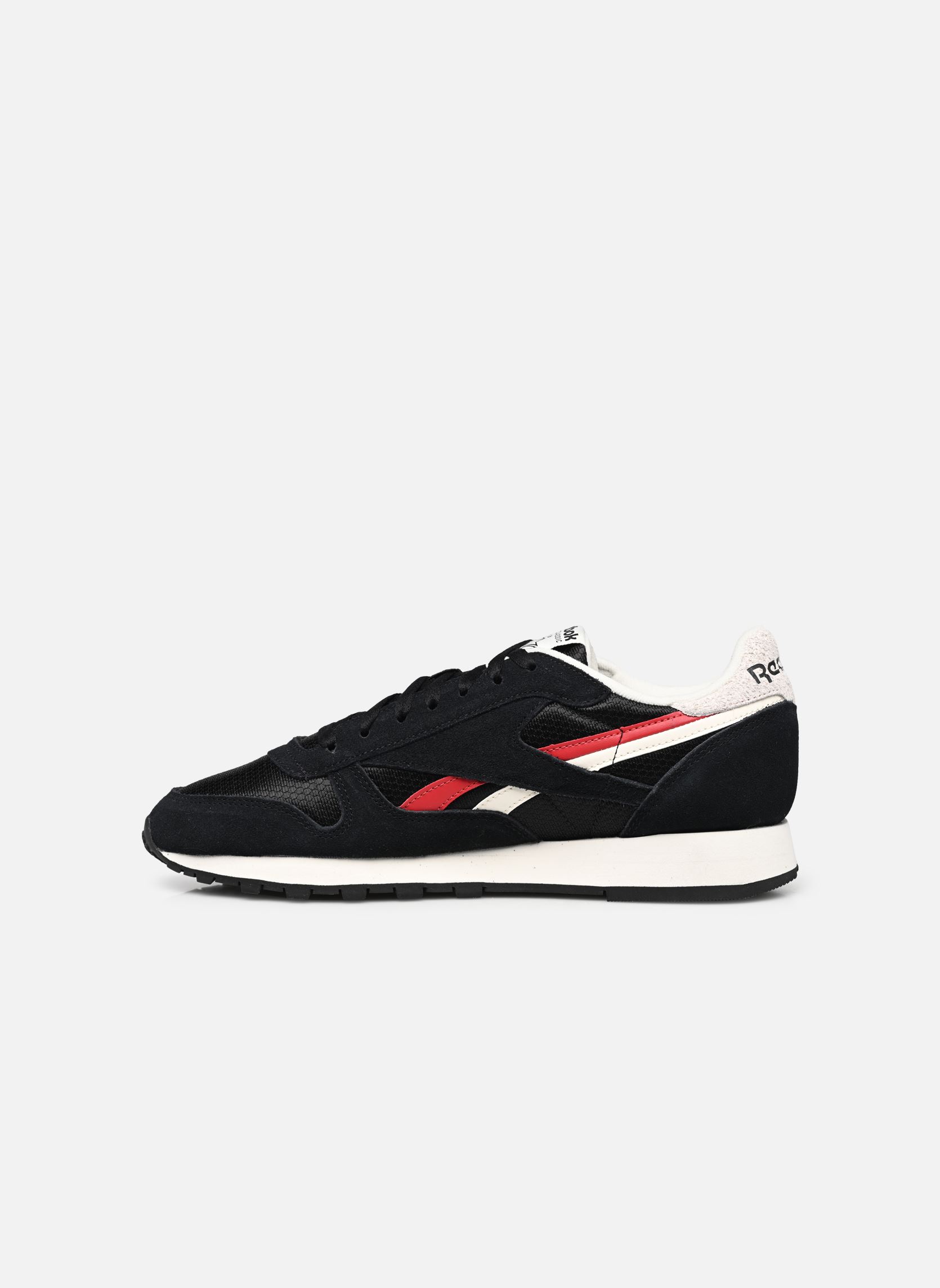 Niedrige Sneaker Classic Leather M herren schwarz Reebok Niedrige Sneaker Classic Leather M herren schwarz Core Black/Chalk/Flash Red