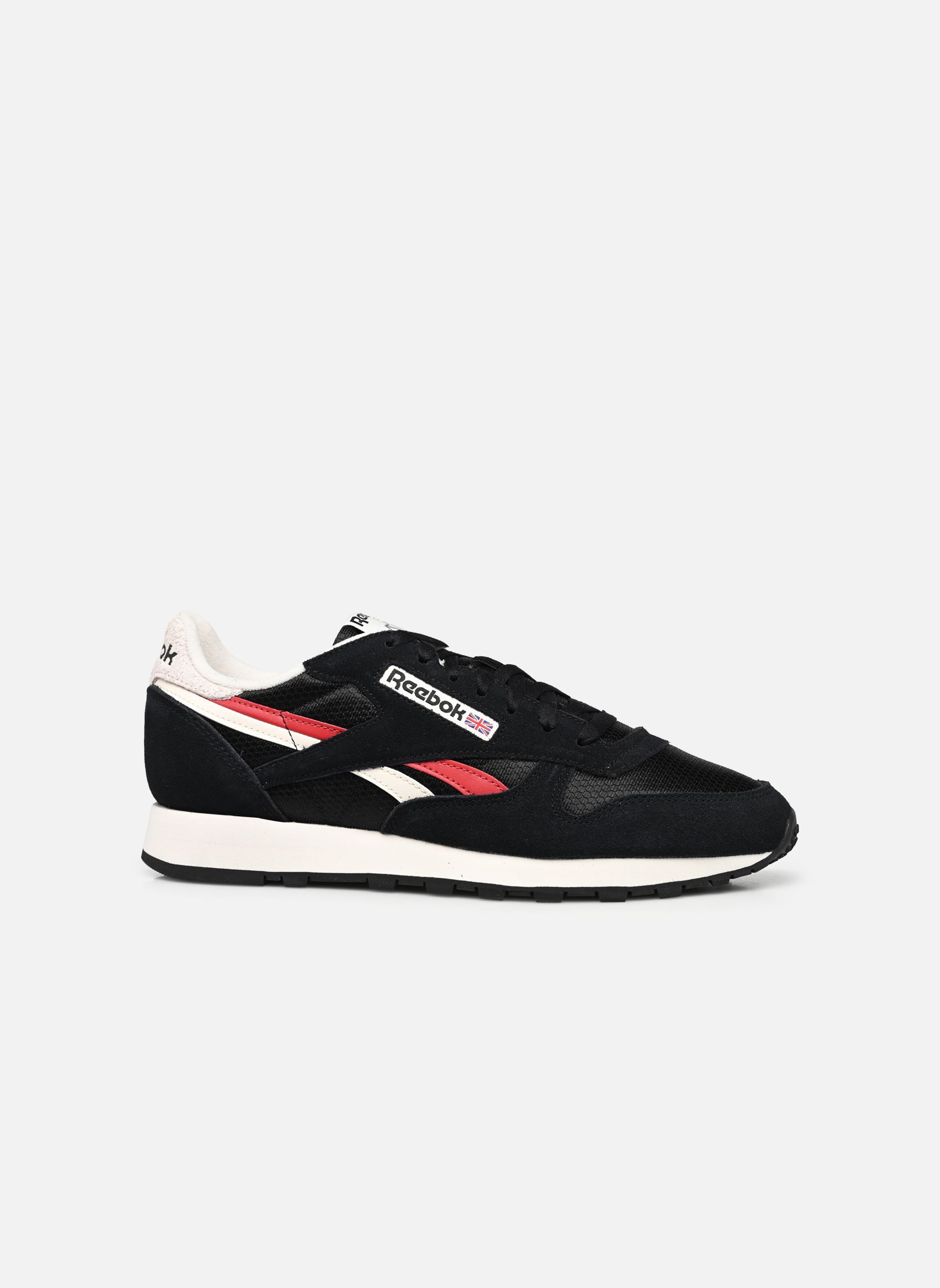 Niedrige Sneaker Classic Leather M herren schwarz Reebok Niedrige Sneaker Classic Leather M herren schwarz Core Black/Chalk/Flash Red