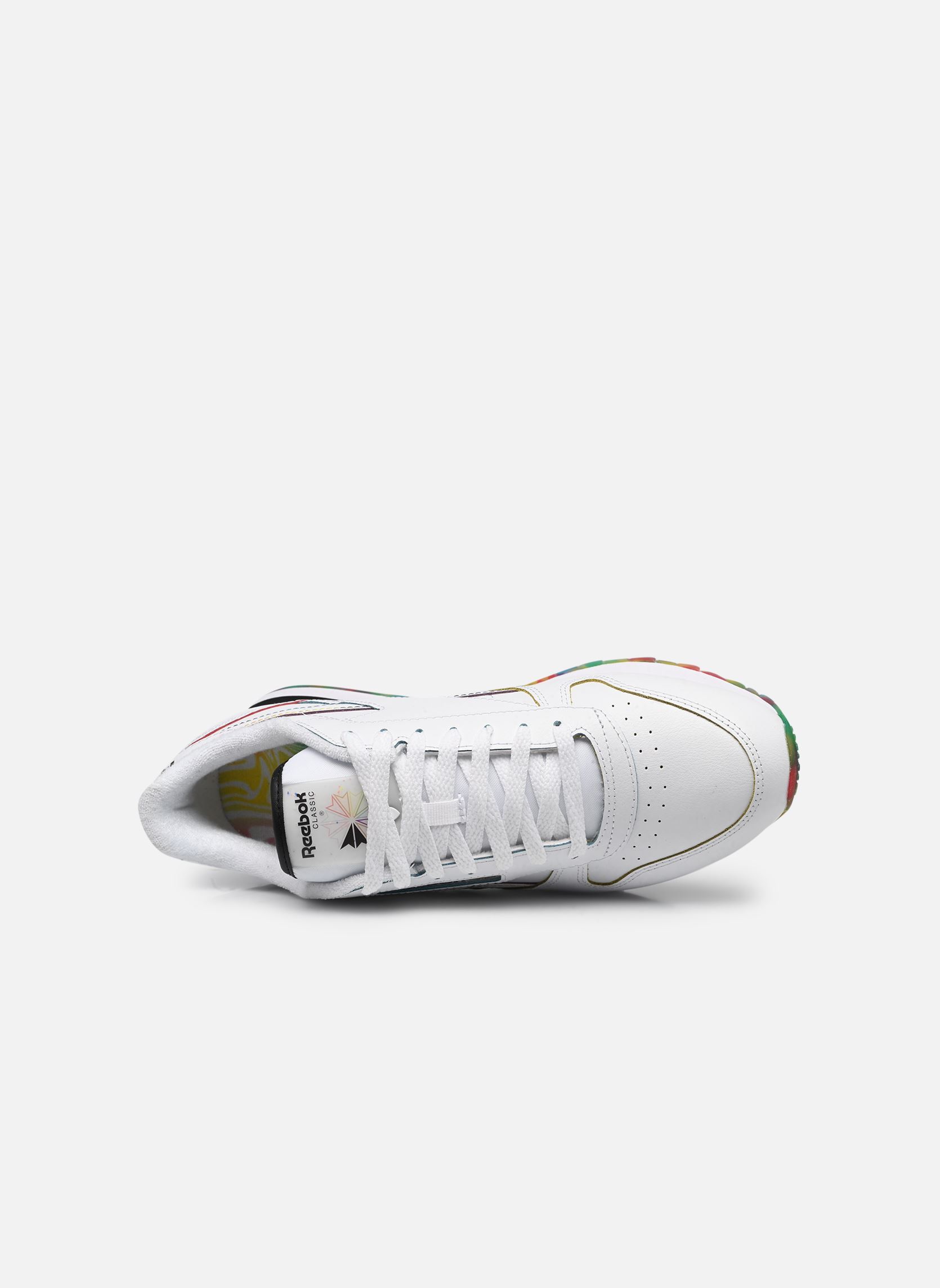 Lage sneakers Classic Leather M heren wit Reebok Lage sneakers Classic Leather M heren wit Ftwwht/Black/Ftwwht