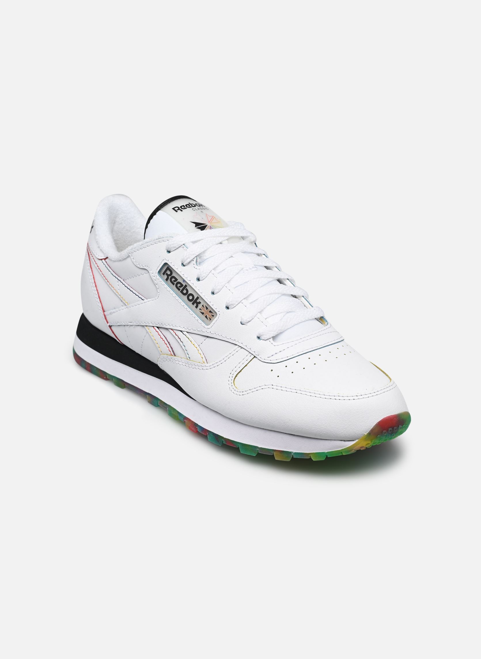 Lage sneakers Classic Leather M heren wit Reebok Lage sneakers Classic Leather M heren wit Ftwwht/Black/Ftwwht
