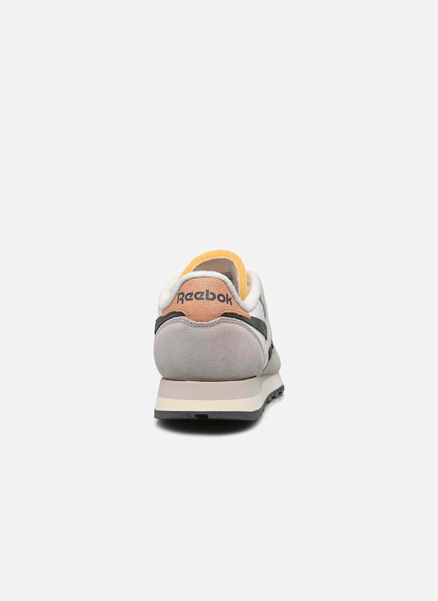 Niedrige Sneaker Classic Leather M herren grau Reebok Niedrige Sneaker Classic Leather M herren grau WHITE/MOONSTONE/GREY 5