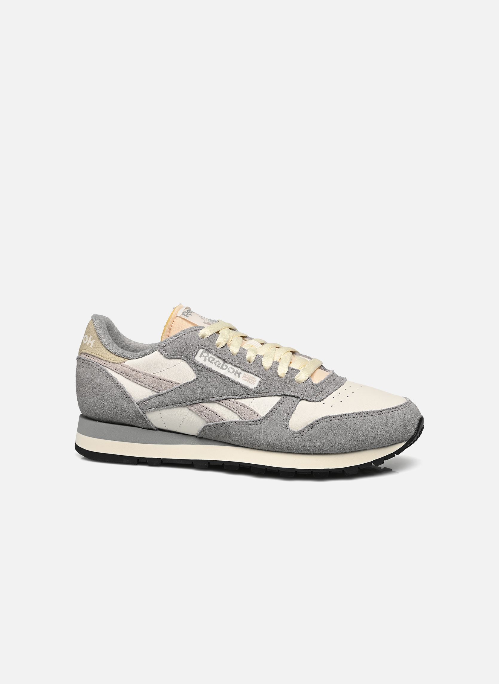 Niedrige Sneaker Classic Leather M herren grau Reebok Niedrige Sneaker Classic Leather M herren grau CHALK GREY 3MOONSTONE