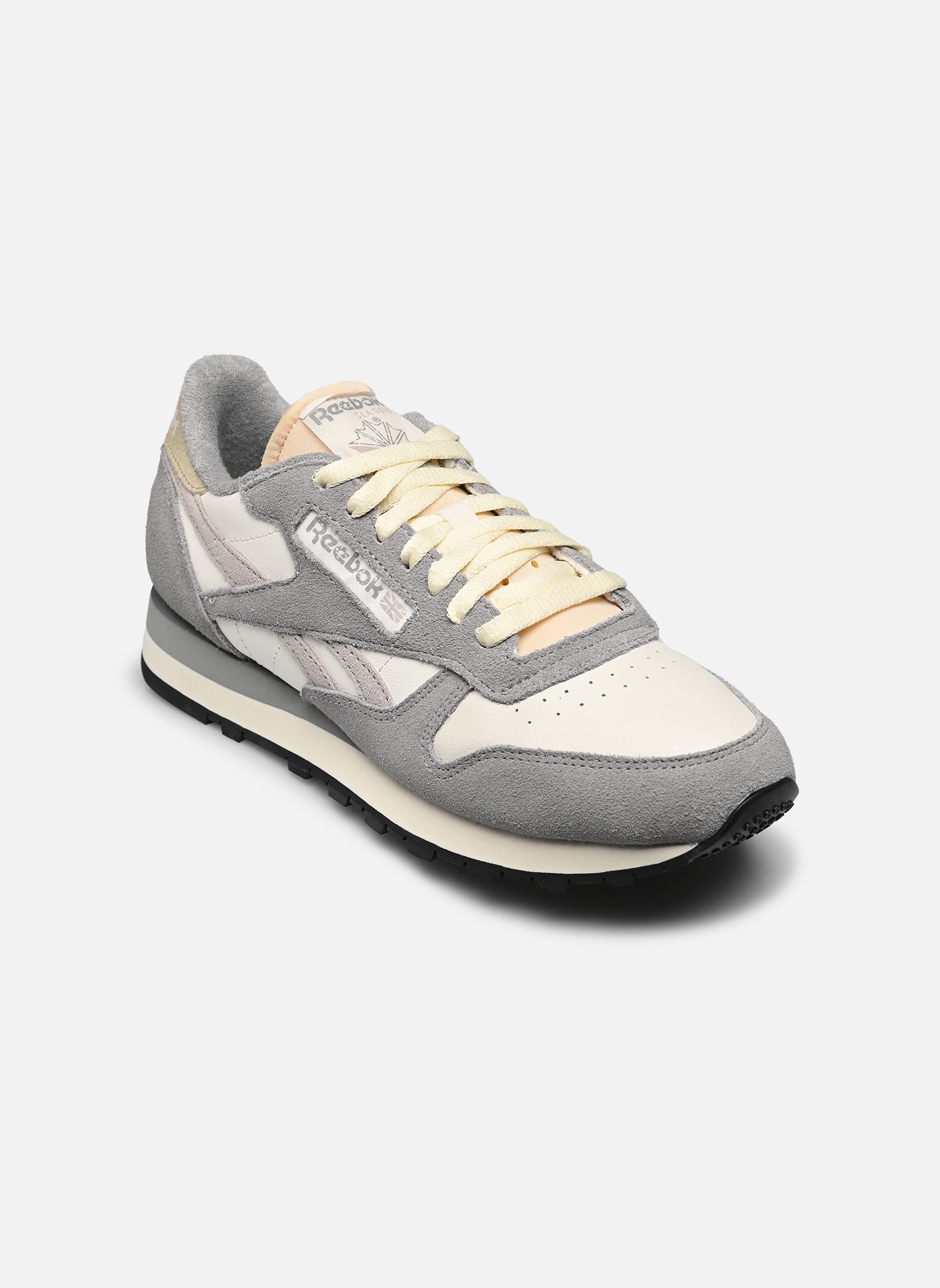 Niedrige Sneaker Classic Leather M herren grau Reebok Niedrige Sneaker Classic Leather M herren grau CHALK GREY 3MOONSTONE