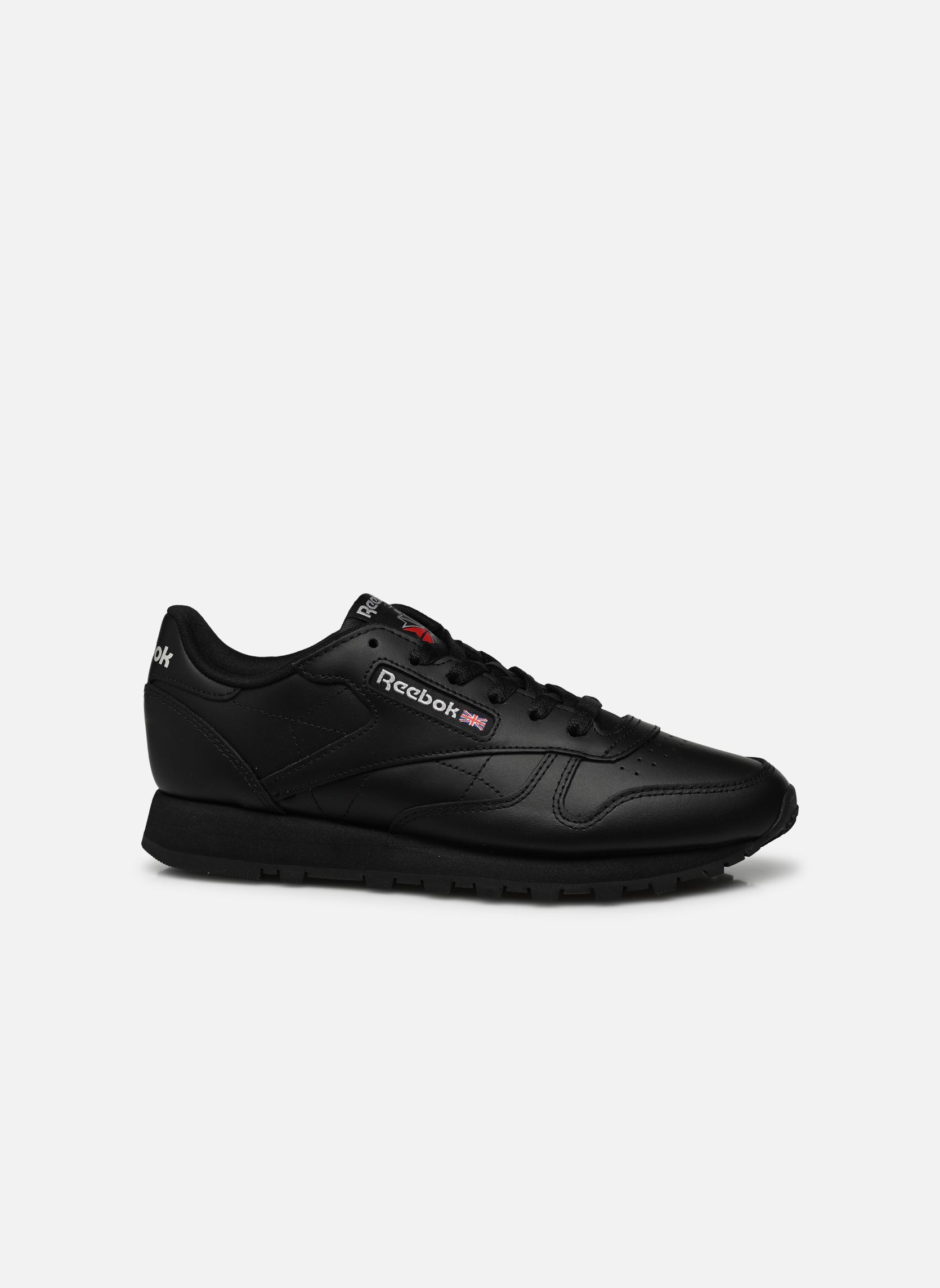 Niedrige Sneaker Classic Leather damen schwarz Reebok Niedrige Sneaker Classic Leather damen schwarz CBLACKCBLACKPUGRY5