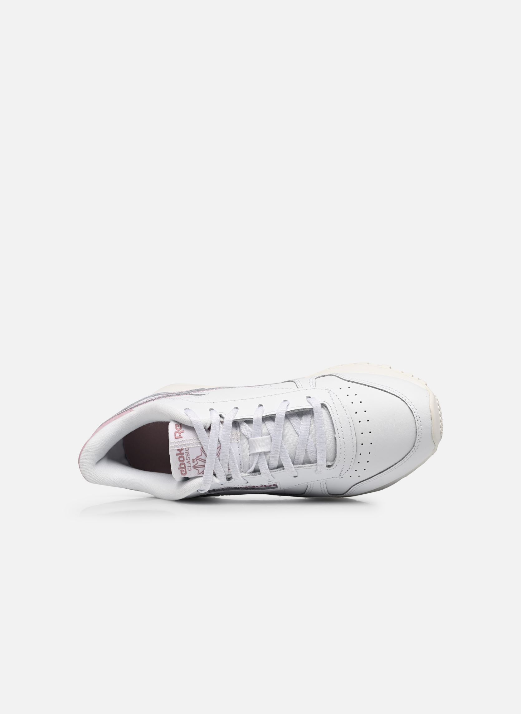 Baskets basses Classic Leather femme blanc Reebok Baskets basses Classic Leather femme blanc FTWR WHITE/CHALK/INFUSED LILAC