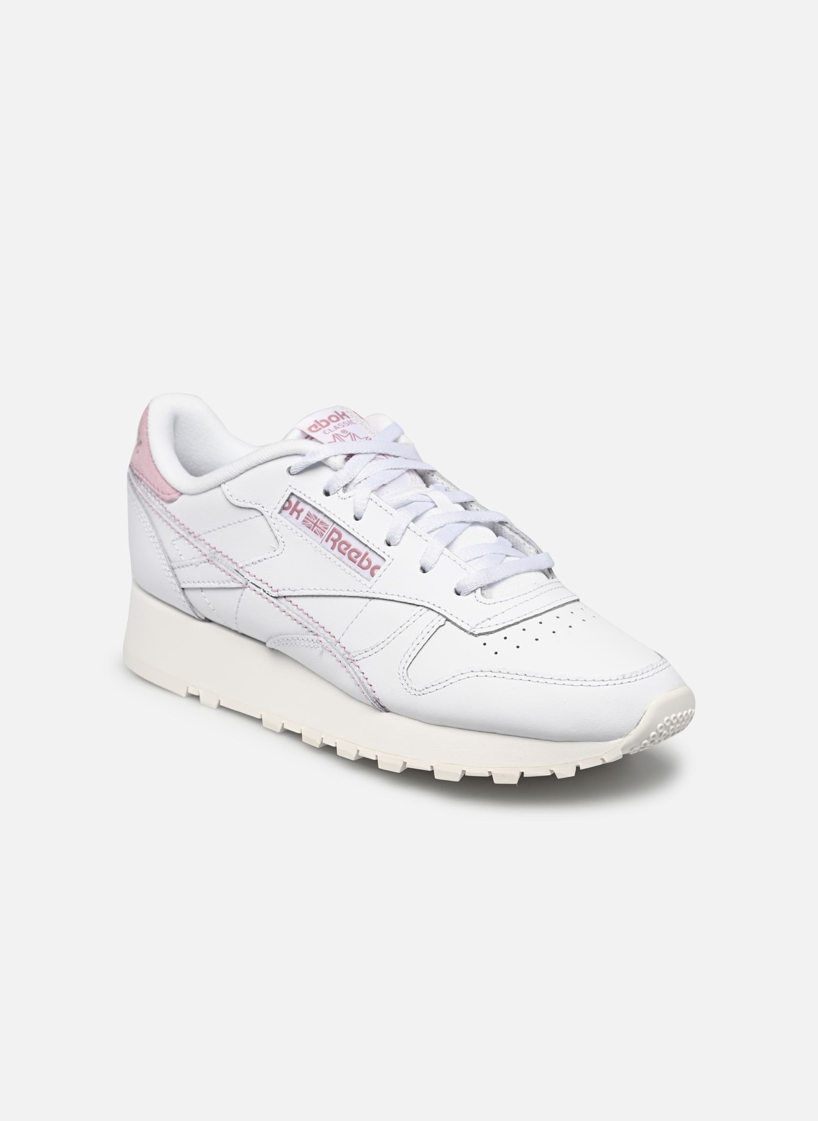 Baskets basses Classic Leather femme blanc Reebok Baskets basses Classic Leather femme blanc FTWR WHITE/CHALK/INFUSED LILAC