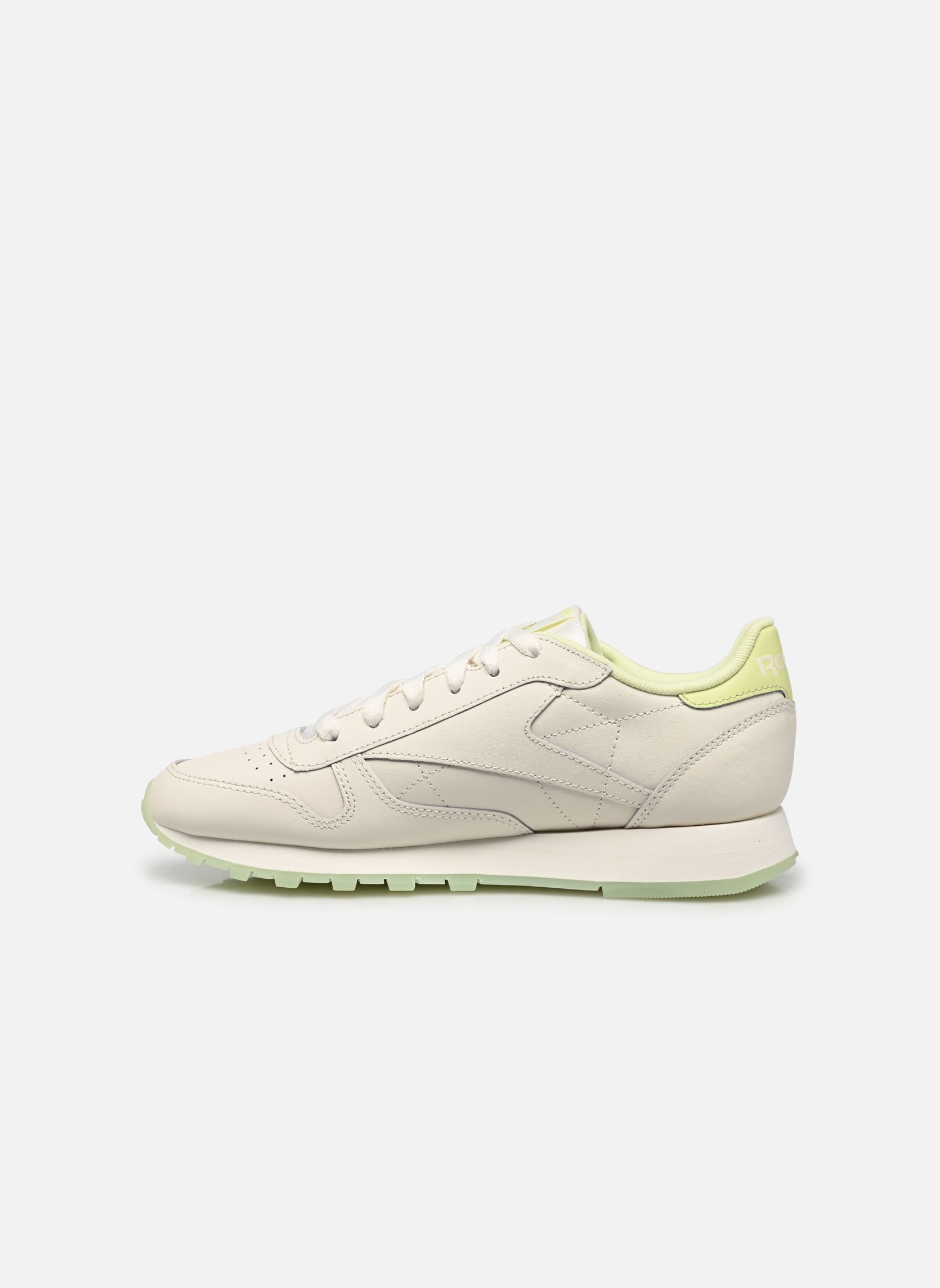Niedrige Sneaker Classic Leather damen schwarz Reebok Niedrige Sneaker Classic Leather damen schwarz CHALK/CHALK/CITGLO