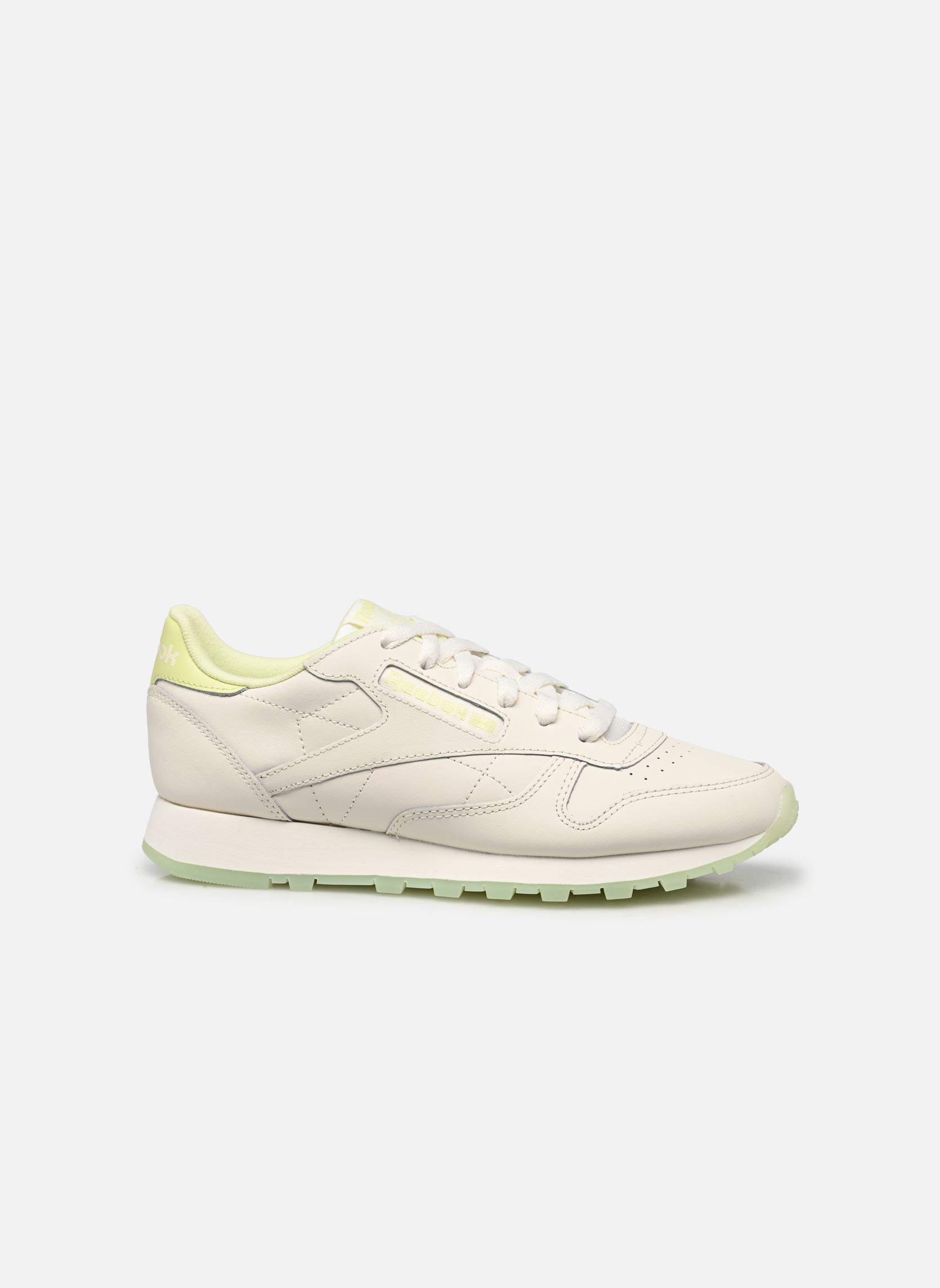Niedrige Sneaker Classic Leather damen schwarz Reebok Niedrige Sneaker Classic Leather damen schwarz CHALK/CHALK/CITGLO
