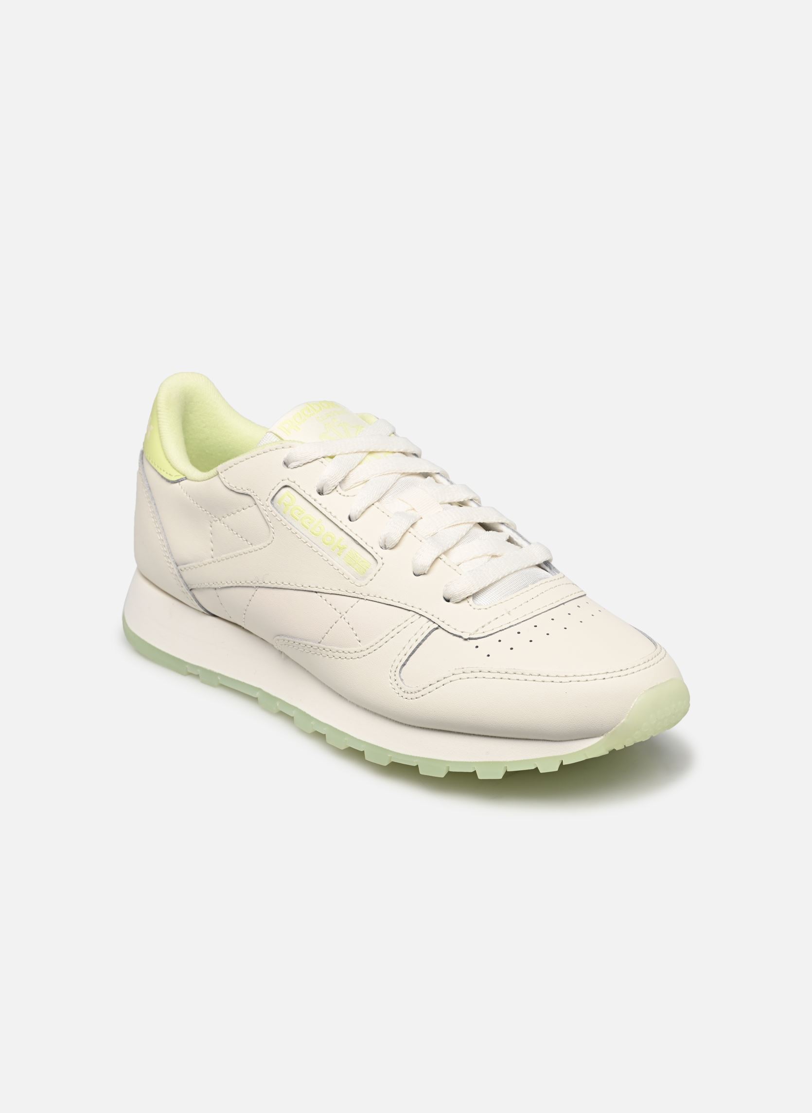 Niedrige Sneaker Classic Leather damen schwarz Reebok Niedrige Sneaker Classic Leather damen schwarz CHALK/CHALK/CITGLO