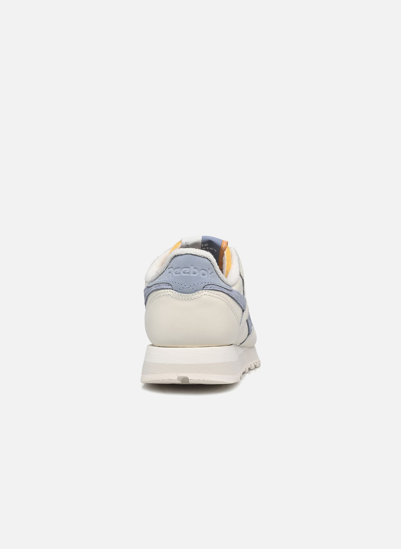 Niedrige Sneaker Classic Leather damen weiß Reebok Niedrige Sneaker Classic Leather damen weiß CHALK/VINBLU/BON