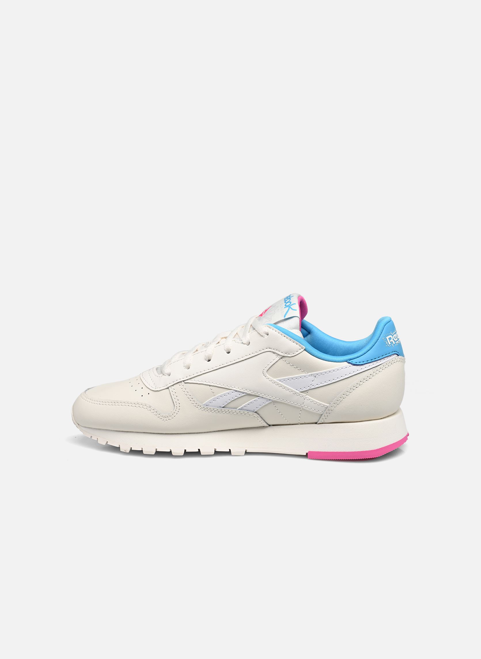 Lage sneakers Classic Leather dames wit Reebok Lage sneakers Classic Leather dames wit CHALK/BOLCYA/LASPIN