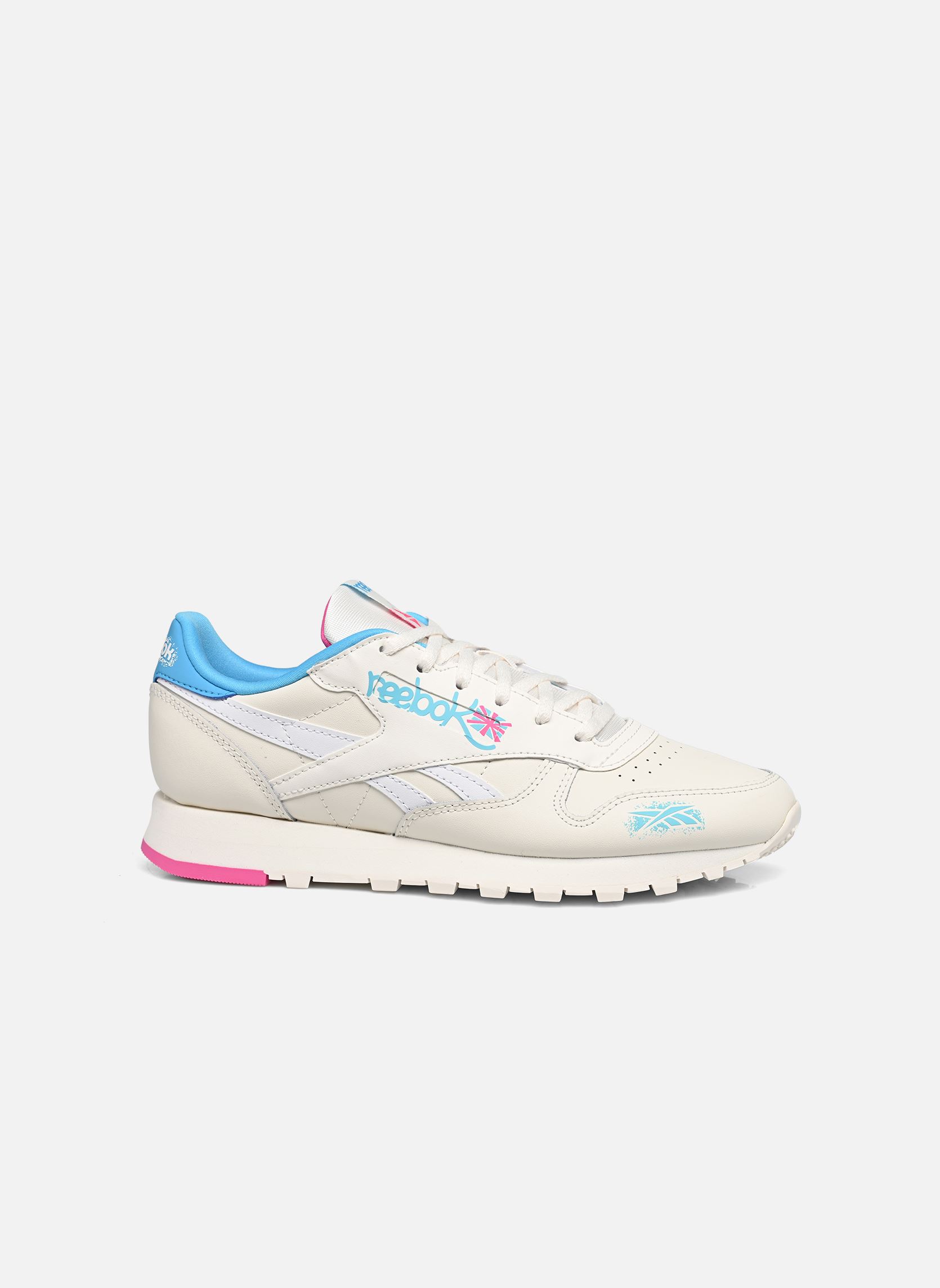 Lage sneakers Classic Leather dames wit Reebok Lage sneakers Classic Leather dames wit CHALK/BOLCYA/LASPIN