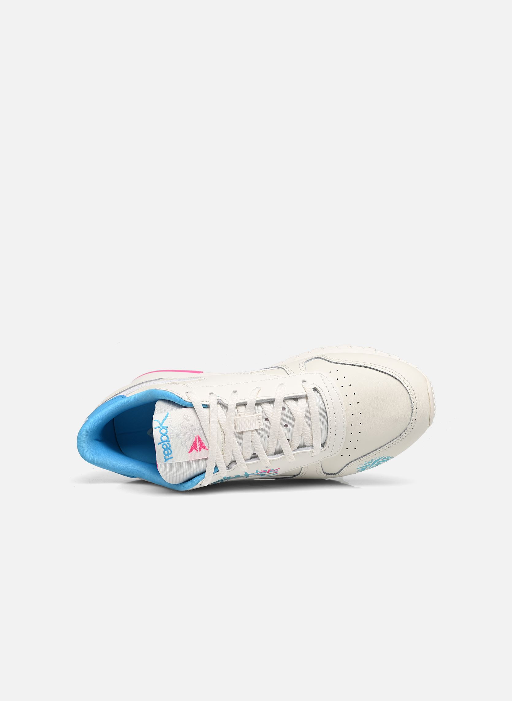 Lage sneakers Classic Leather dames wit Reebok Lage sneakers Classic Leather dames wit CHALK/BOLCYA/LASPIN