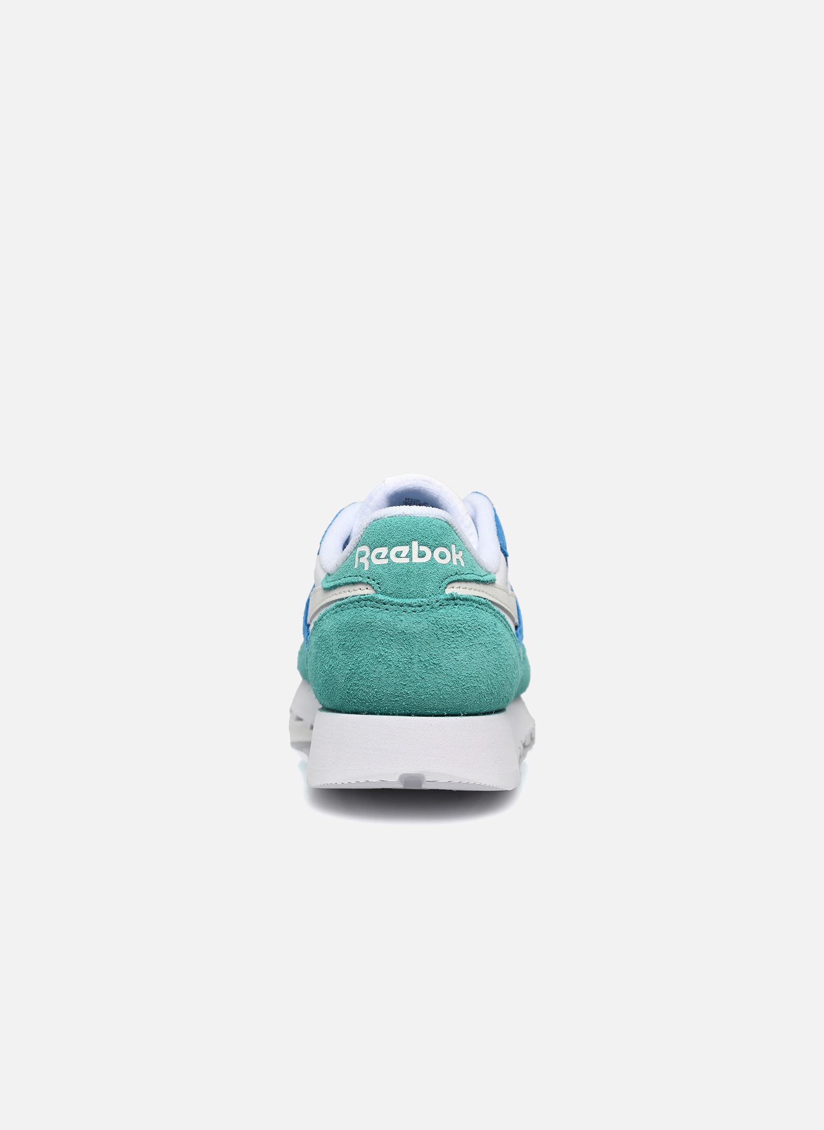 Baskets basses Classic Leather femme multicolore Reebok Baskets basses Classic Leather femme multicolore WHITE/UNLEASHED GREEN/GREY 1