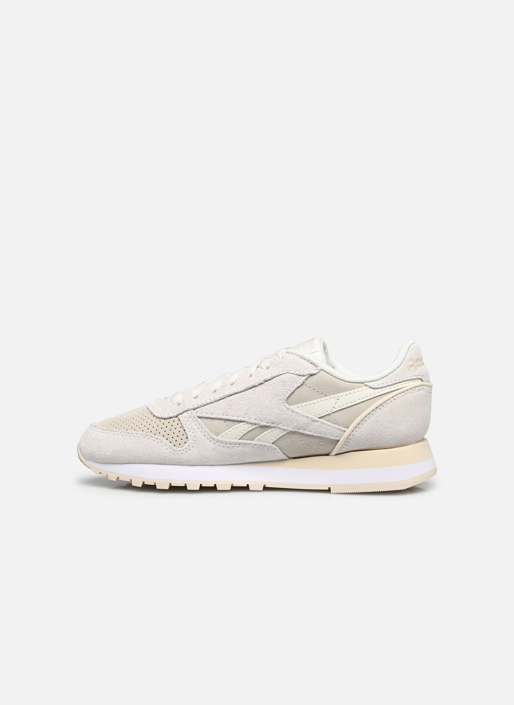 Lage sneakers Classic Leather dames wit Reebok Lage sneakers Classic Leather dames wit CHALK/SAND/WHITE