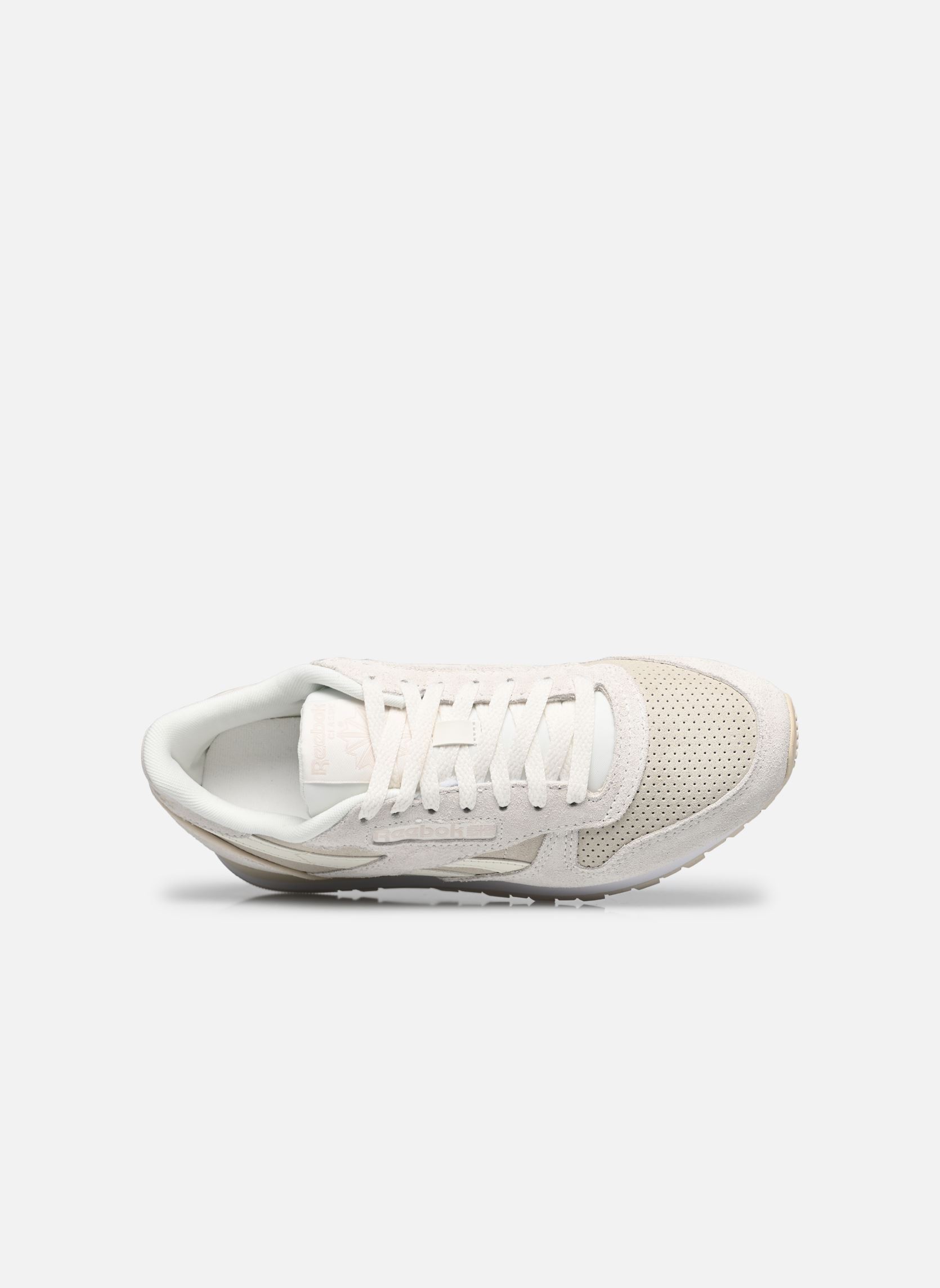 Lage sneakers Classic Leather dames wit Reebok Lage sneakers Classic Leather dames wit CHALK/SAND/WHITE