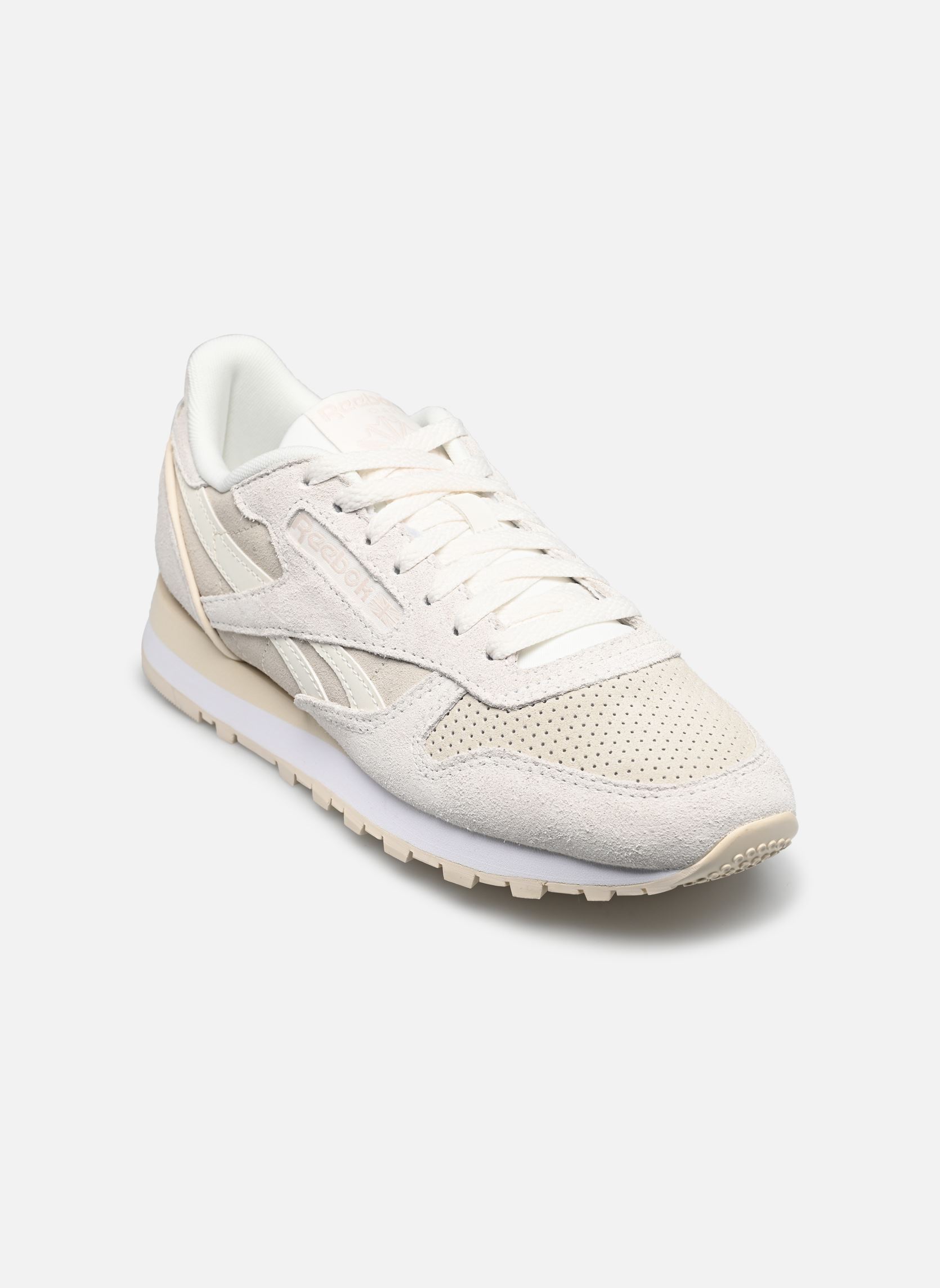 Lage sneakers Classic Leather dames wit Reebok Lage sneakers Classic Leather dames wit CHALK/SAND/WHITE