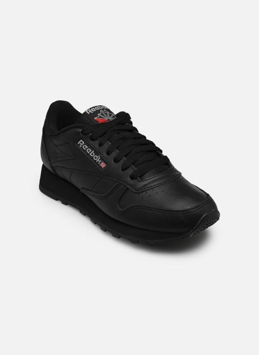 Reebok Niedrige Sneaker Classic Leather damen schwarz