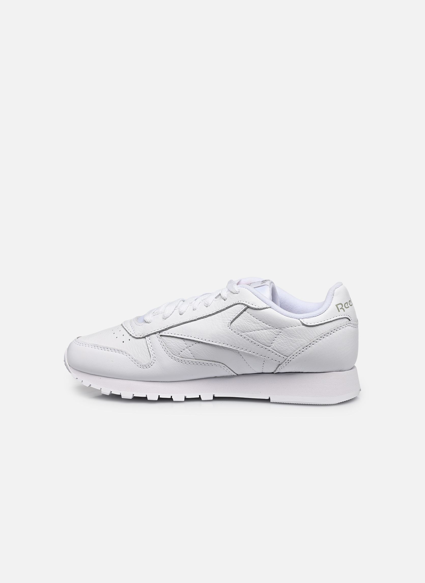 Baskets basses Classic Leather femme blanc Reebok Baskets basses Classic Leather femme blanc FTWWHT/FTWWHT/PUGRY3