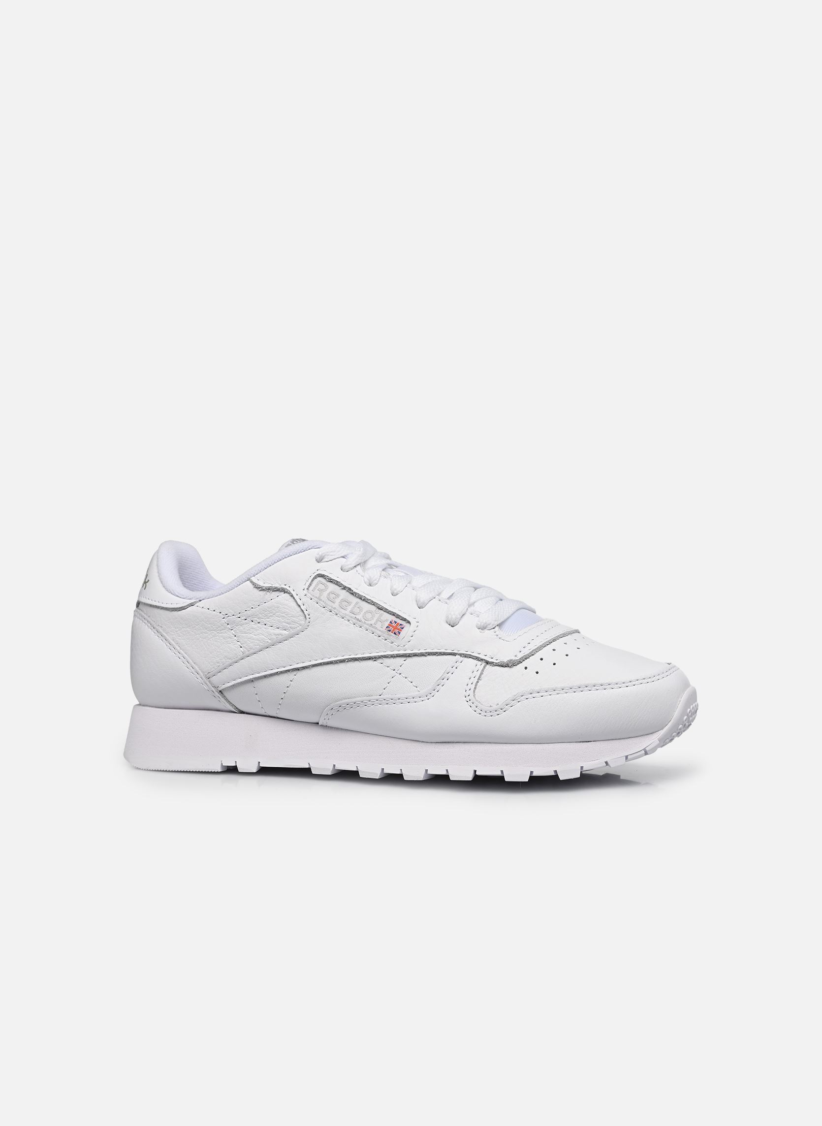 Baskets basses Classic Leather femme blanc Reebok Baskets basses Classic Leather femme blanc FTWWHT/FTWWHT/PUGRY3