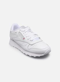 Baskets basses Classic Leather femme blanc