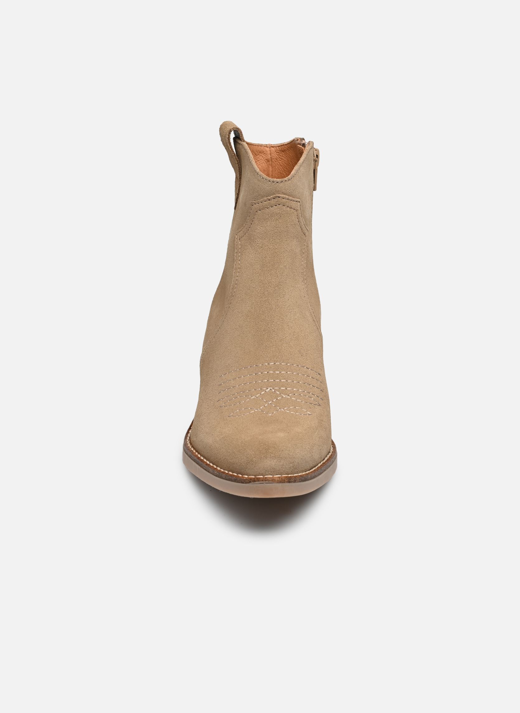 Bottines santiags Ambre femme beige Georgia Rose Bottines santiags Ambre femme beige Beige