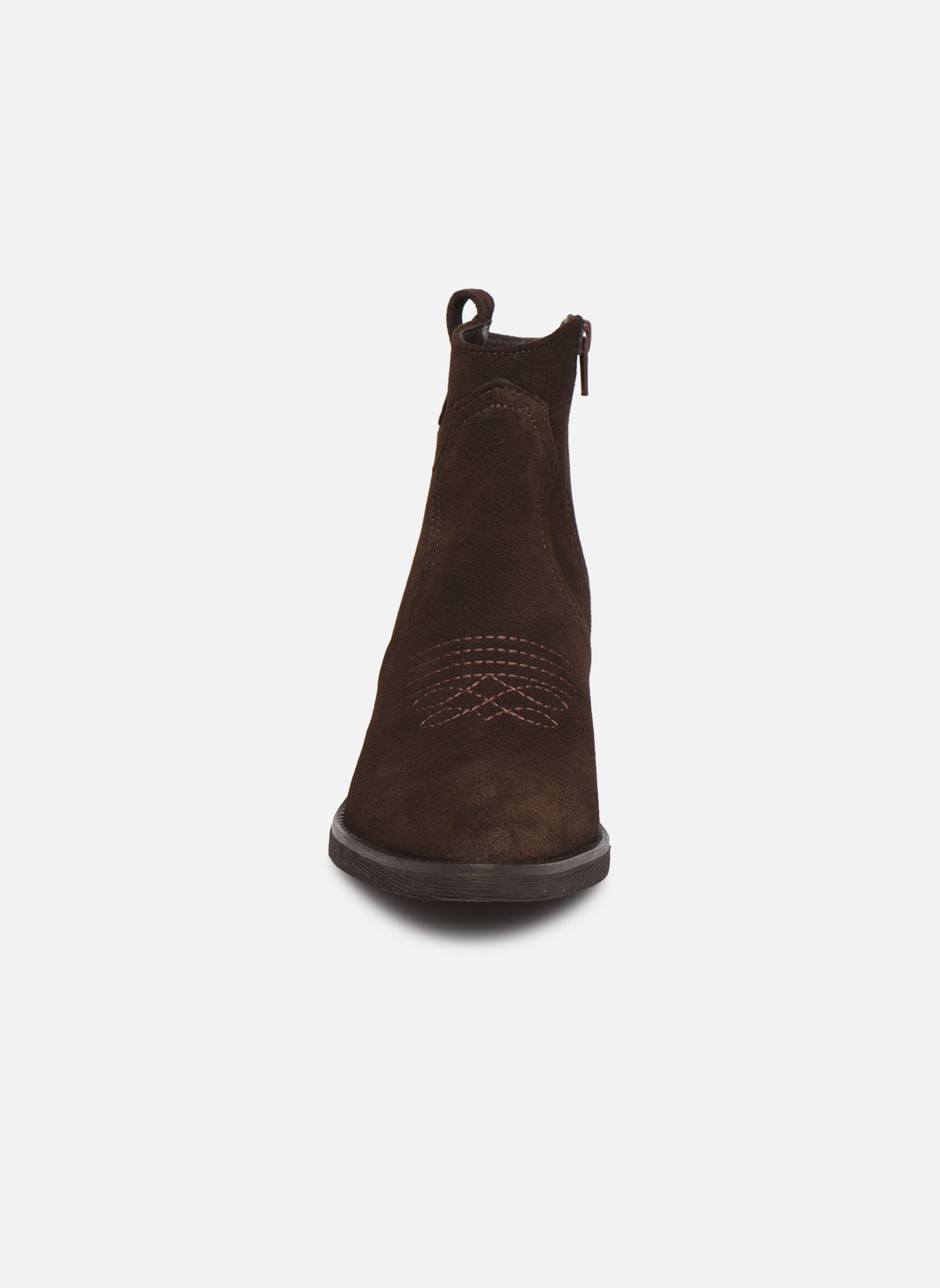 Bottines santiags Ambre femme marron Georgia Rose Bottines santiags Ambre femme marron Marron moyen