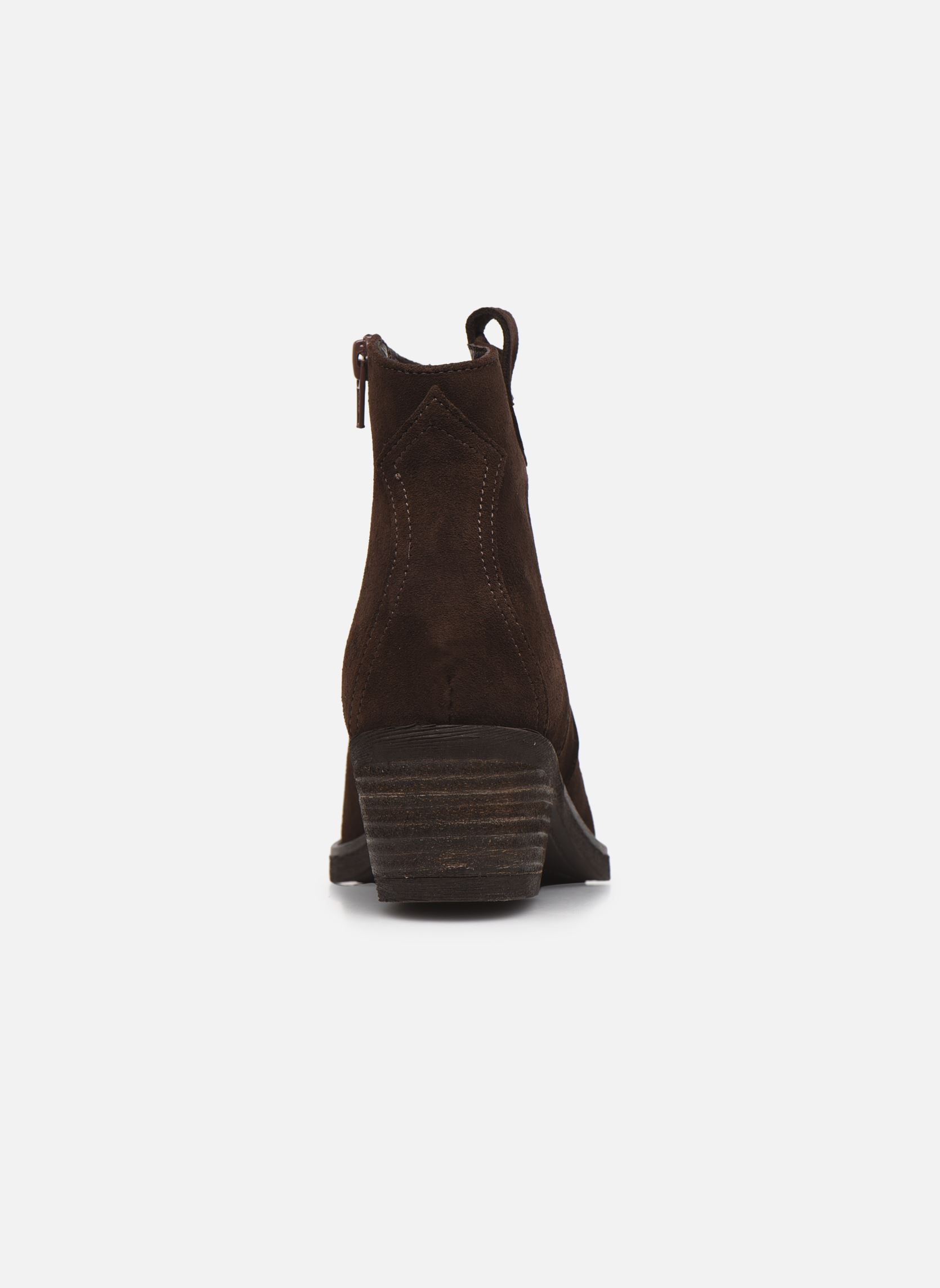 Bottines santiags Ambre femme marron Georgia Rose Bottines santiags Ambre femme marron Marron moyen